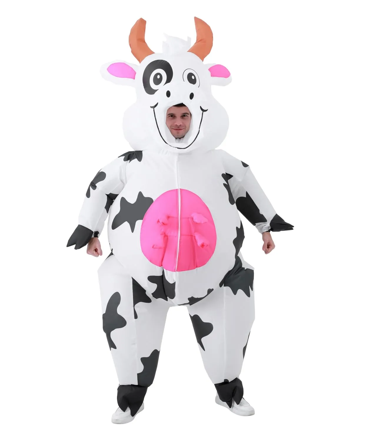 JASHKE Costume Gonfiabile Mucca per Adulti - immagine 5