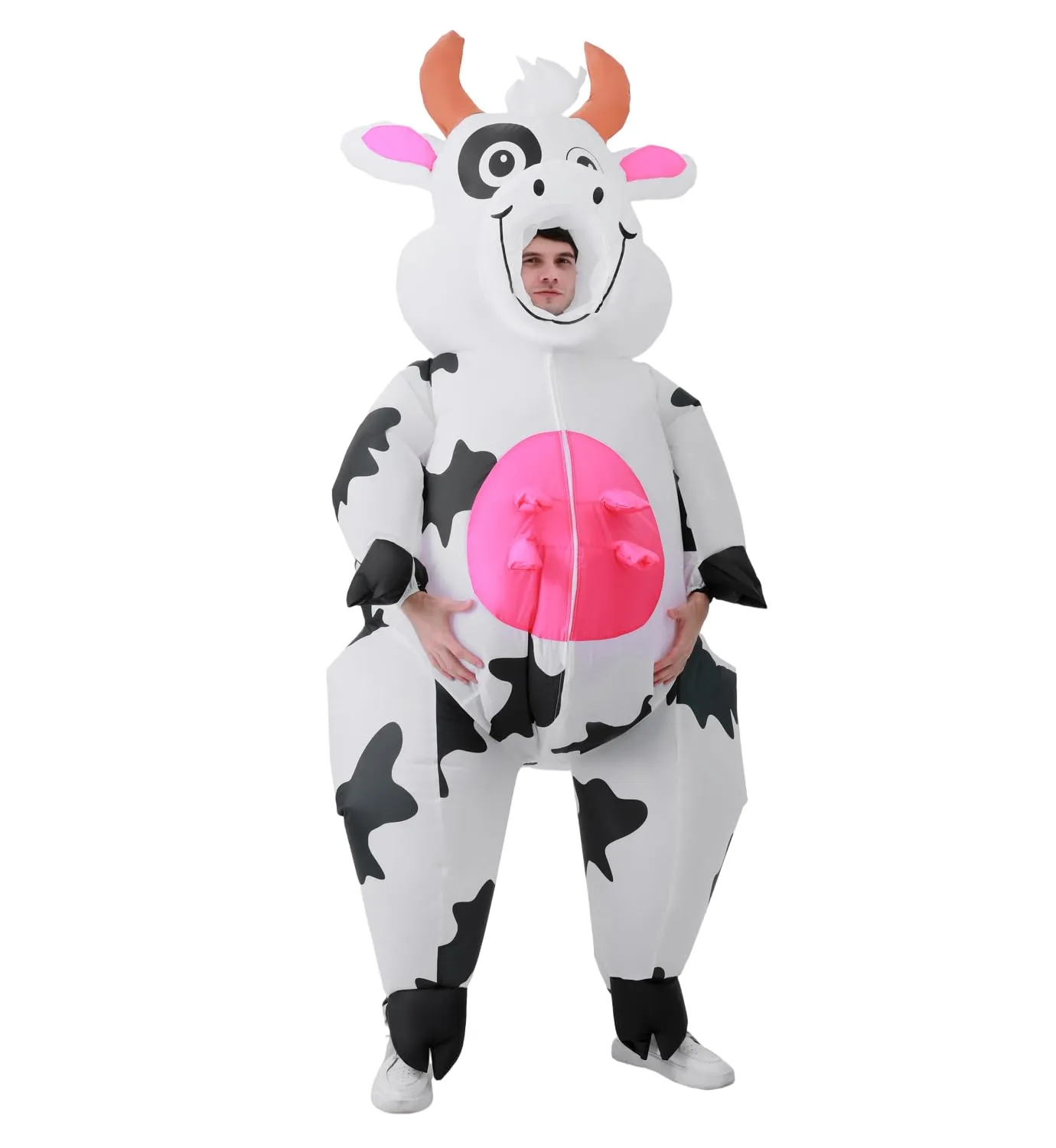 JASHKE Costume Gonfiabile Mucca per Adulti - immagine 6
