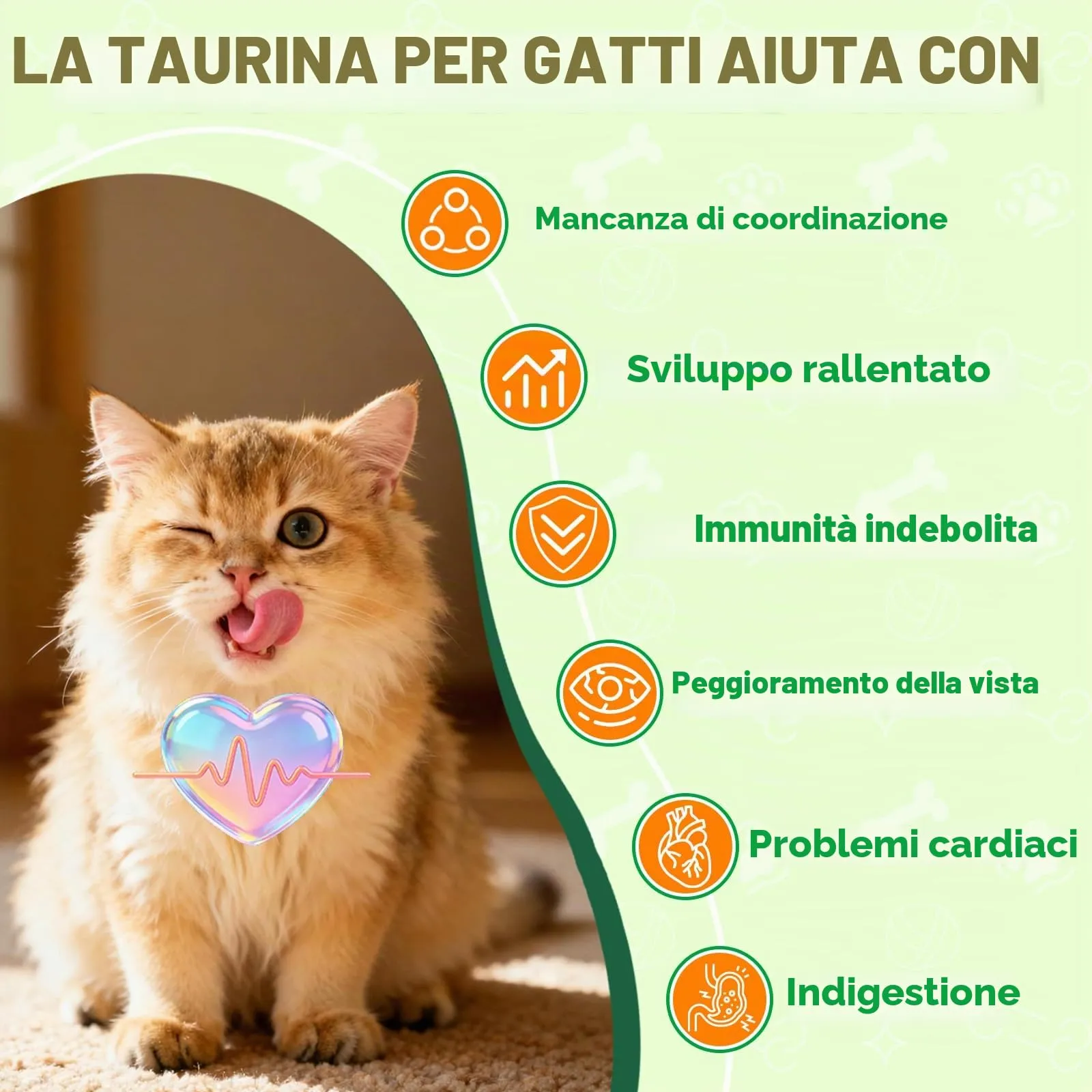 Eagou Diary Vitamine per Gatti con Taurina, 500 Snack Masticabili - immagine 3