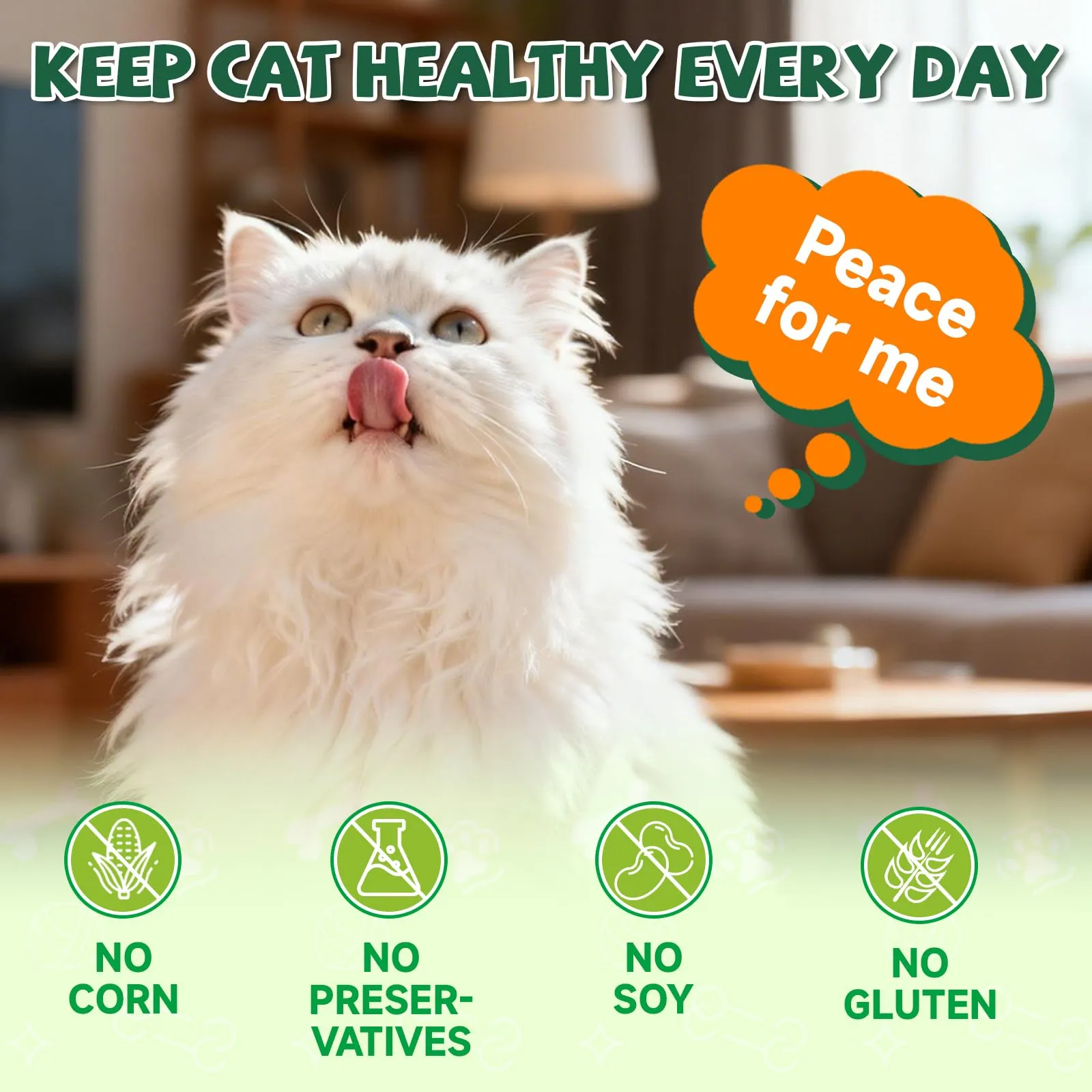 Eagou Diary Vitamine per Gatti con Taurina, 500 Snack Masticabili - immagine 10
