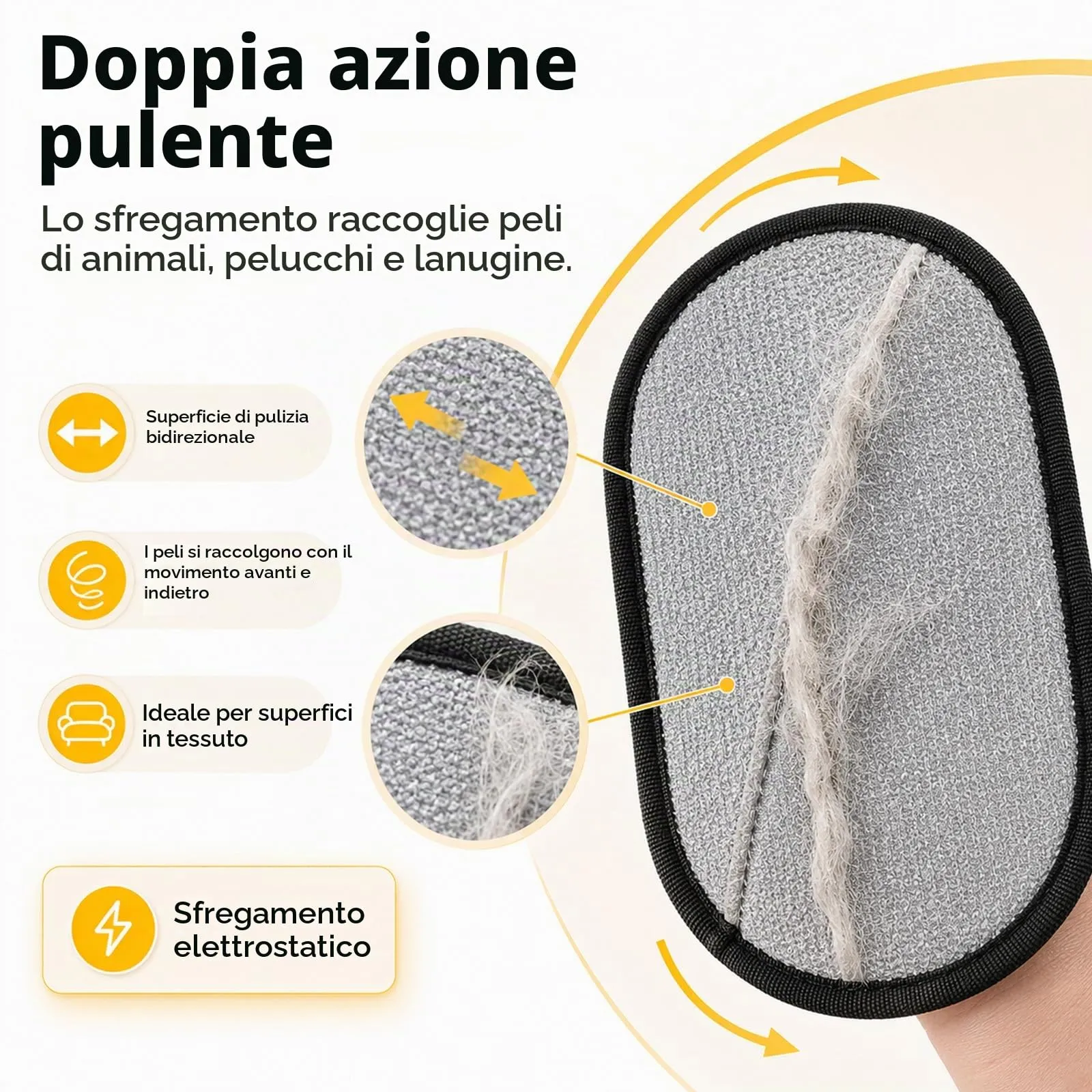 HOMKISCN Purepath Glove Guanto Leva Peli Riutilizzabile SST-HE2P - immagine 7