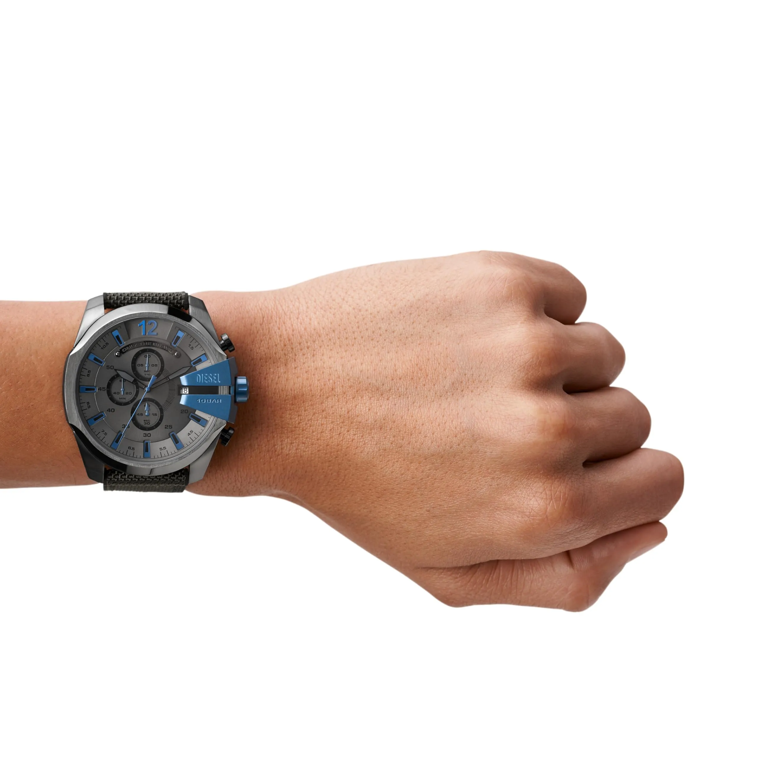 Diesel Cronografo Quarzo Uomo DZ4500 con Cinturino in Nylon - immagine 4