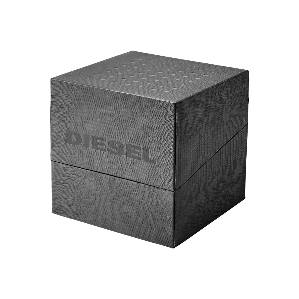 Diesel DZ4280 Analogico Uomo Cinturino in Pelle Marrone e Bianco - immagine 4