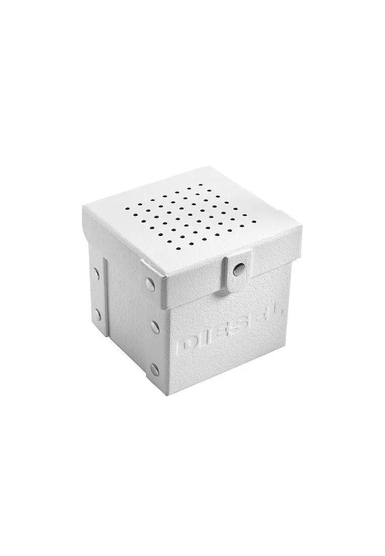 Diesel DZ4280 Analogico Uomo Cinturino in Pelle Marrone e Bianco - immagine 6