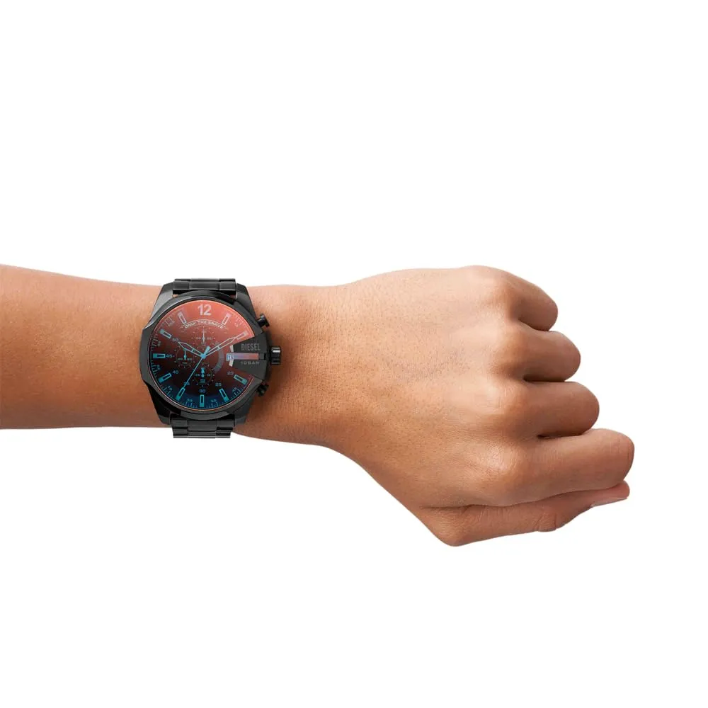 Diesel Orologio Cronografo Quarzo Uomo DZ4318 in Acciaio Inossidabile Nero - immagine 2
