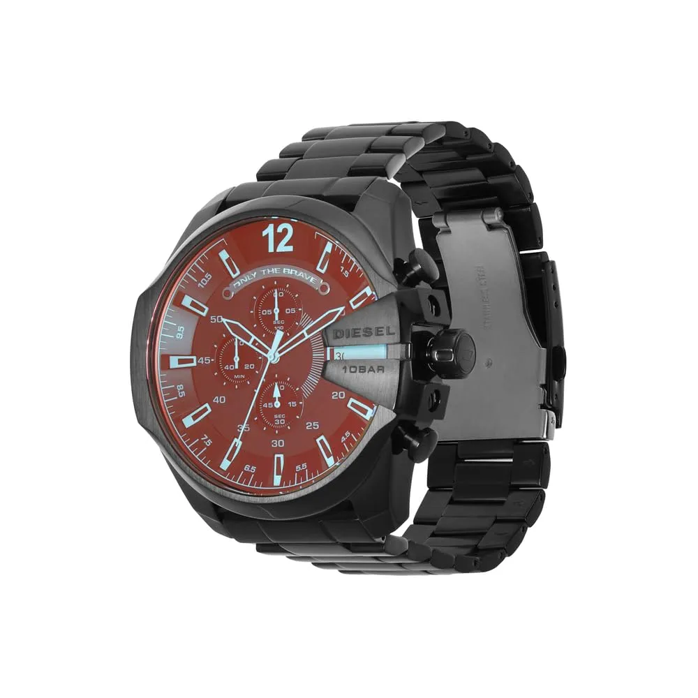 Diesel Orologio Cronografo Quarzo Uomo DZ4318 in Acciaio Inossidabile Nero - immagine 3