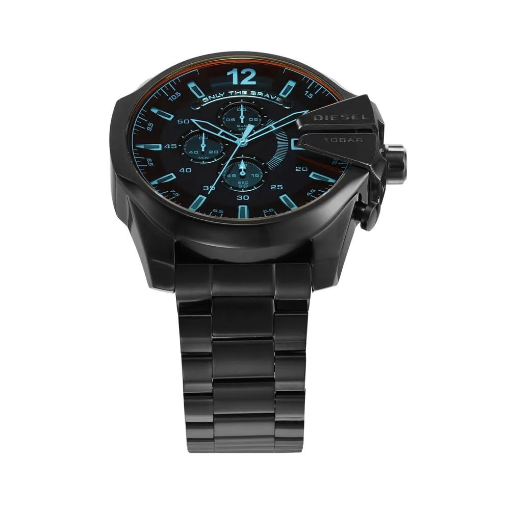 Diesel Orologio Cronografo Quarzo Uomo DZ4318 in Acciaio Inossidabile Nero - immagine 4