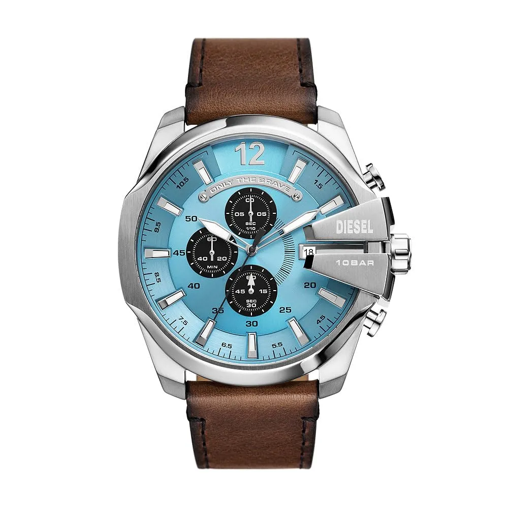 Diesel DZ4657 Analog Quartz Watch with Leather Strap - immagine 1