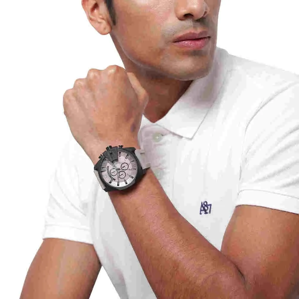 Diesel Orologio Analogico al Quarzo Uomo con Cinturino in Silicone DZ4496 - immagine 2