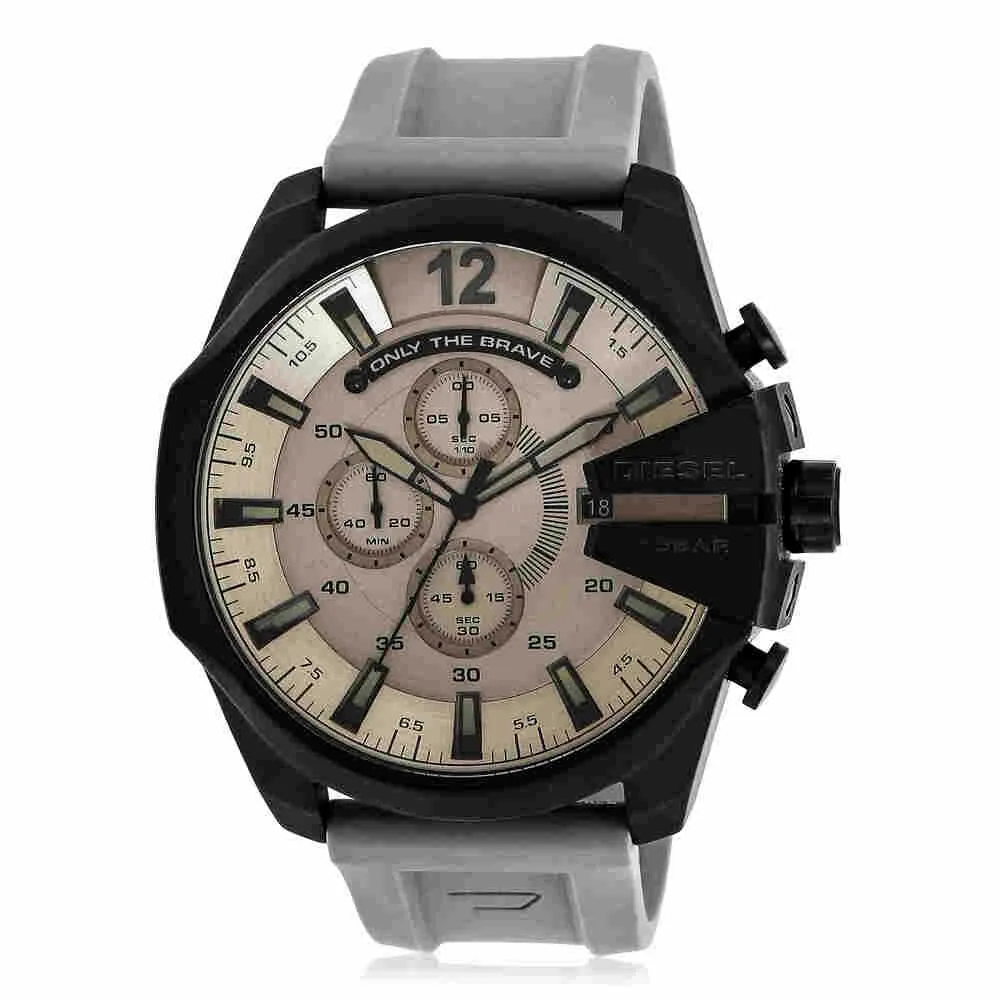 Diesel Orologio Analogico al Quarzo Uomo con Cinturino in Silicone DZ4496 - immagine 3