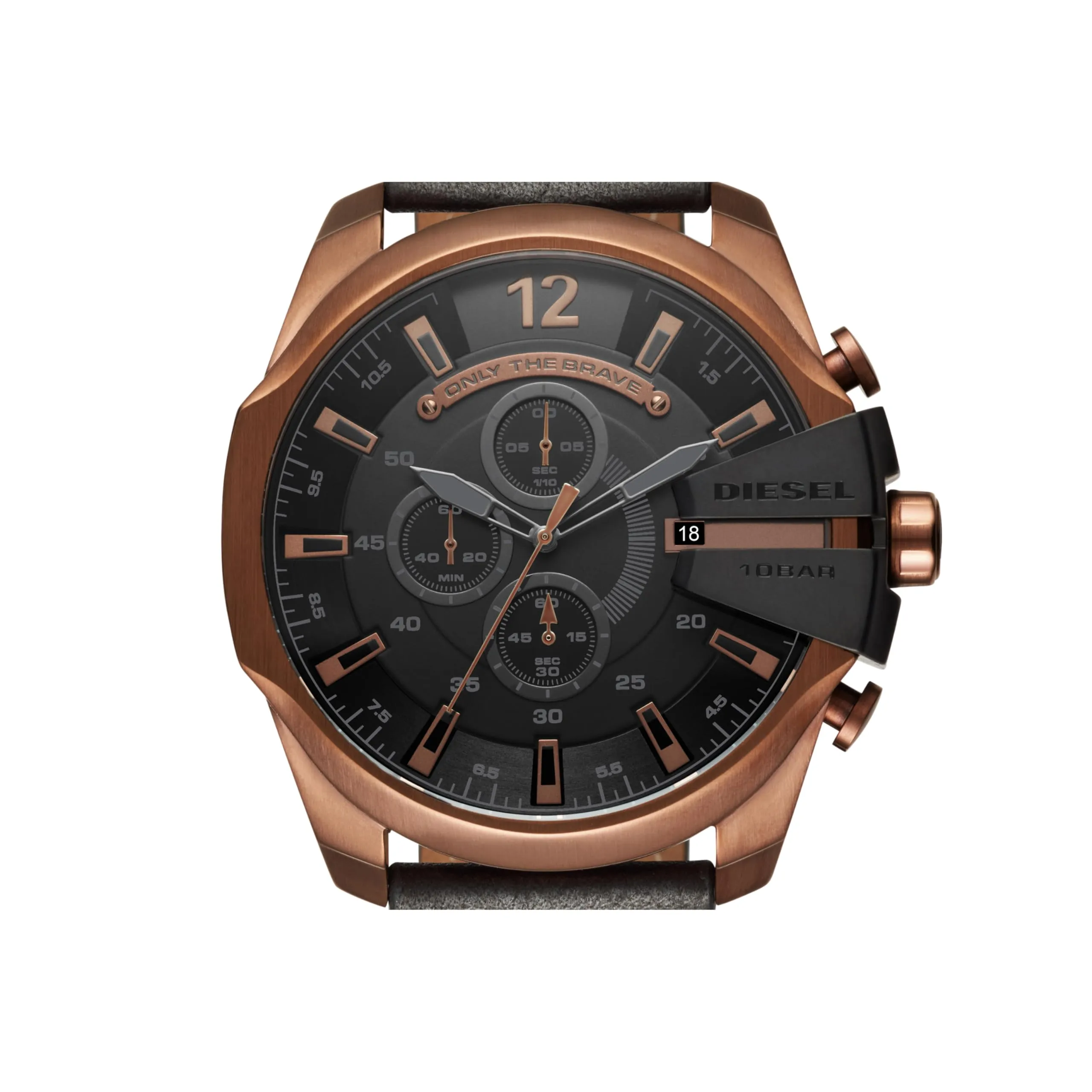 Diesel Cronografo Quarzo Uomo DZ4459 Cinturino in Pelle - immagine 3
