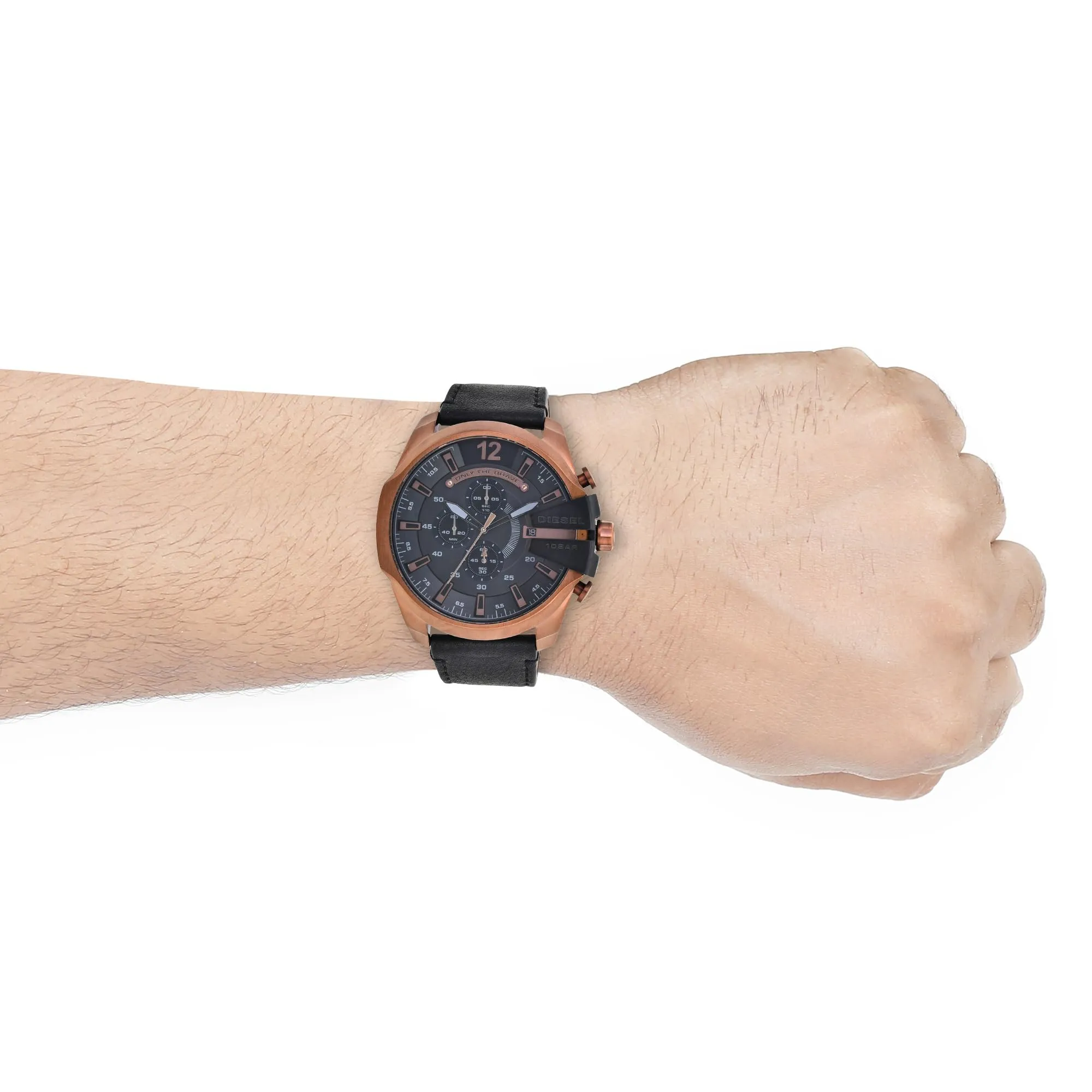 Diesel Cronografo Quarzo Uomo DZ4459 Cinturino in Pelle - immagine 4