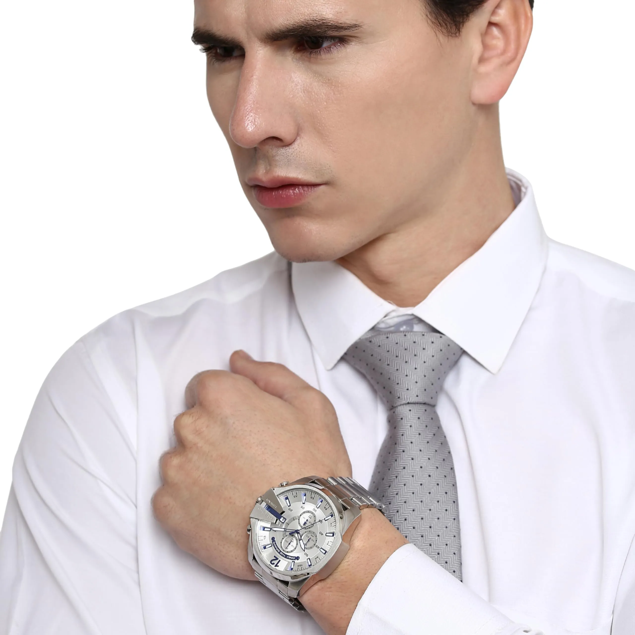 Diesel Cronografo Quarzo Uomo DZ4477 in Acciaio Inox - immagine 2