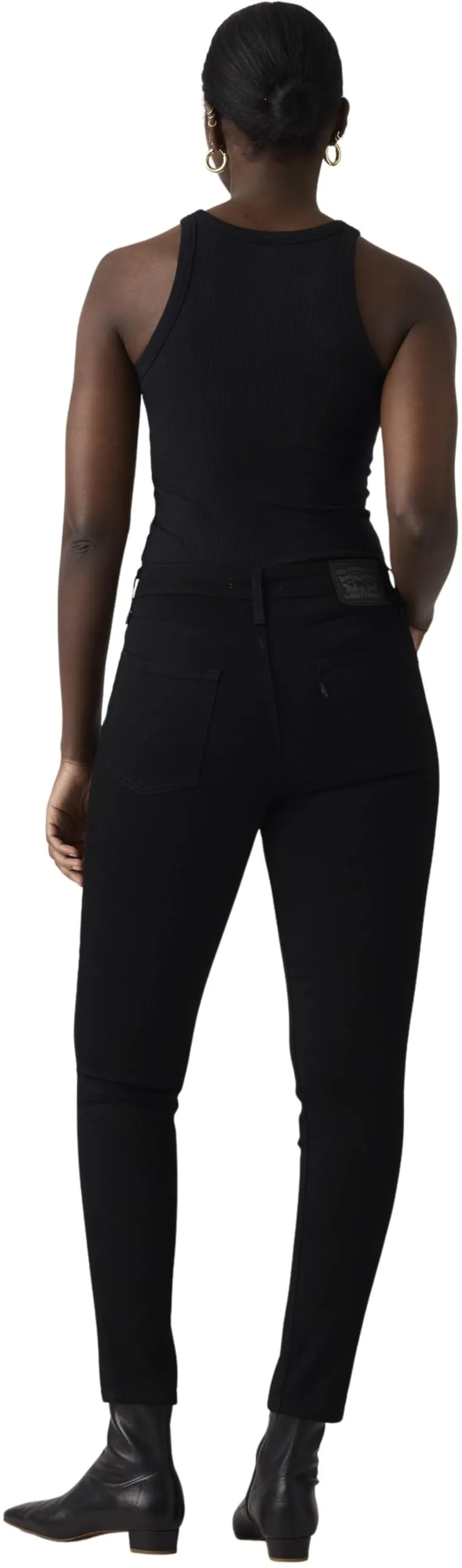 Levi's 721 High Rise Skinny Women's Jeans, Soft Black, 28W/30L - immagine 3