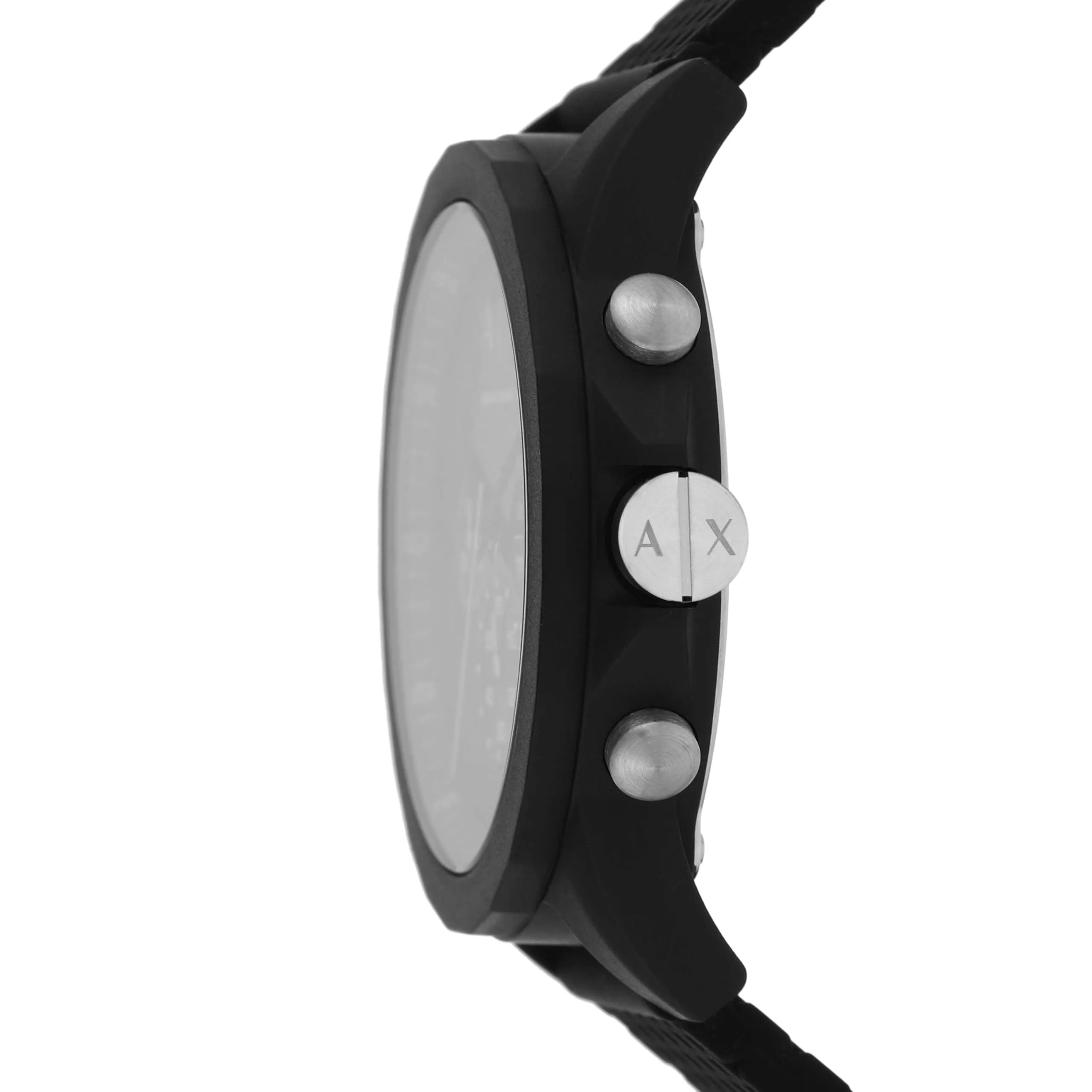 Armani Exchange AX1344 Orologio Cronografo da Uomo 44 mm Nero e Verde con Cinturino in Silicone - immagine 2