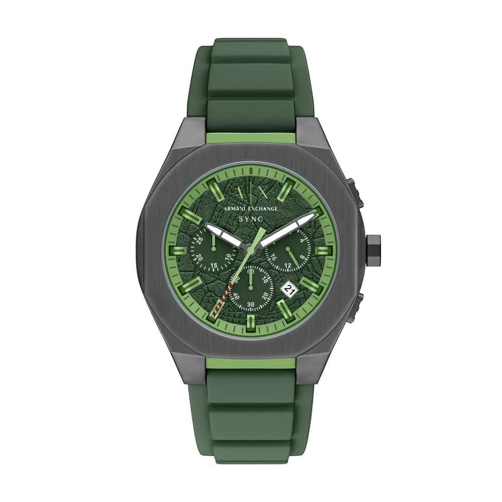 Armani Exchange AX4292 Orologio da uomo 44mm Gun-Metal in acciaio inox - immagine 1