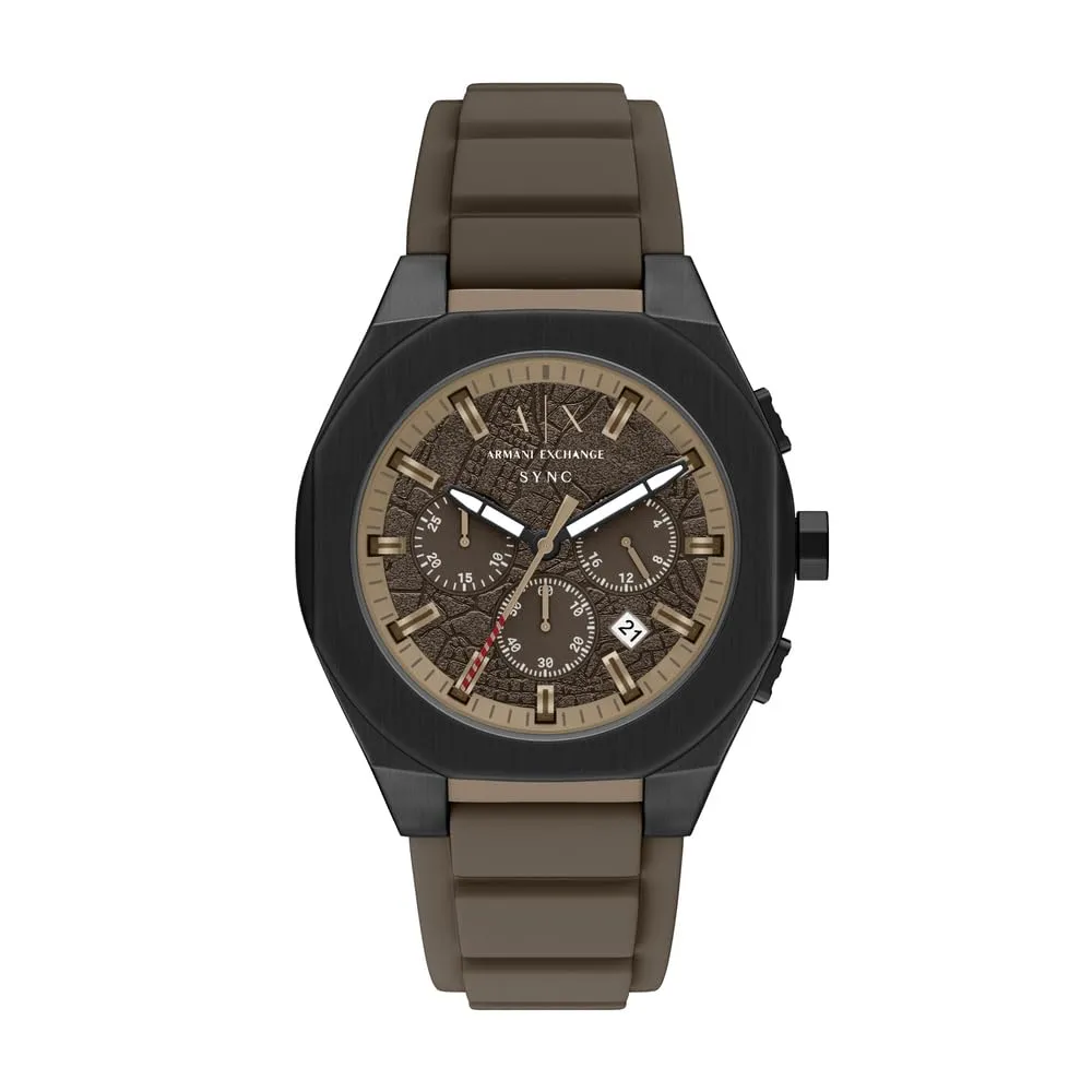 Armani Exchange Orologio da Uomo 44mm Nero in Acciaio Inossidabile AX4293 - immagine 1