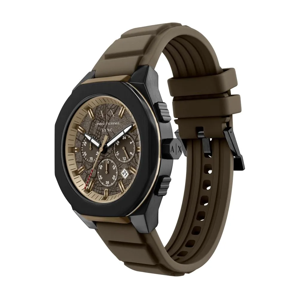 Armani Exchange Orologio da Uomo 44mm Nero in Acciaio Inossidabile AX4293 - immagine 3