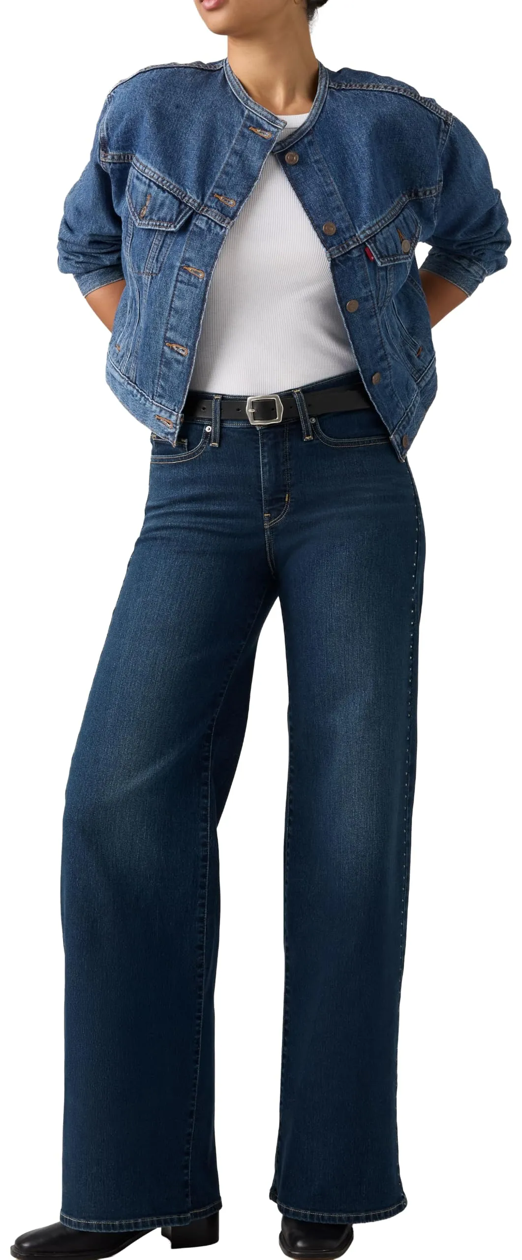 Levi's 318 Shaping Wide Leg Jeans Holly Glitz 318 - immagine 1
