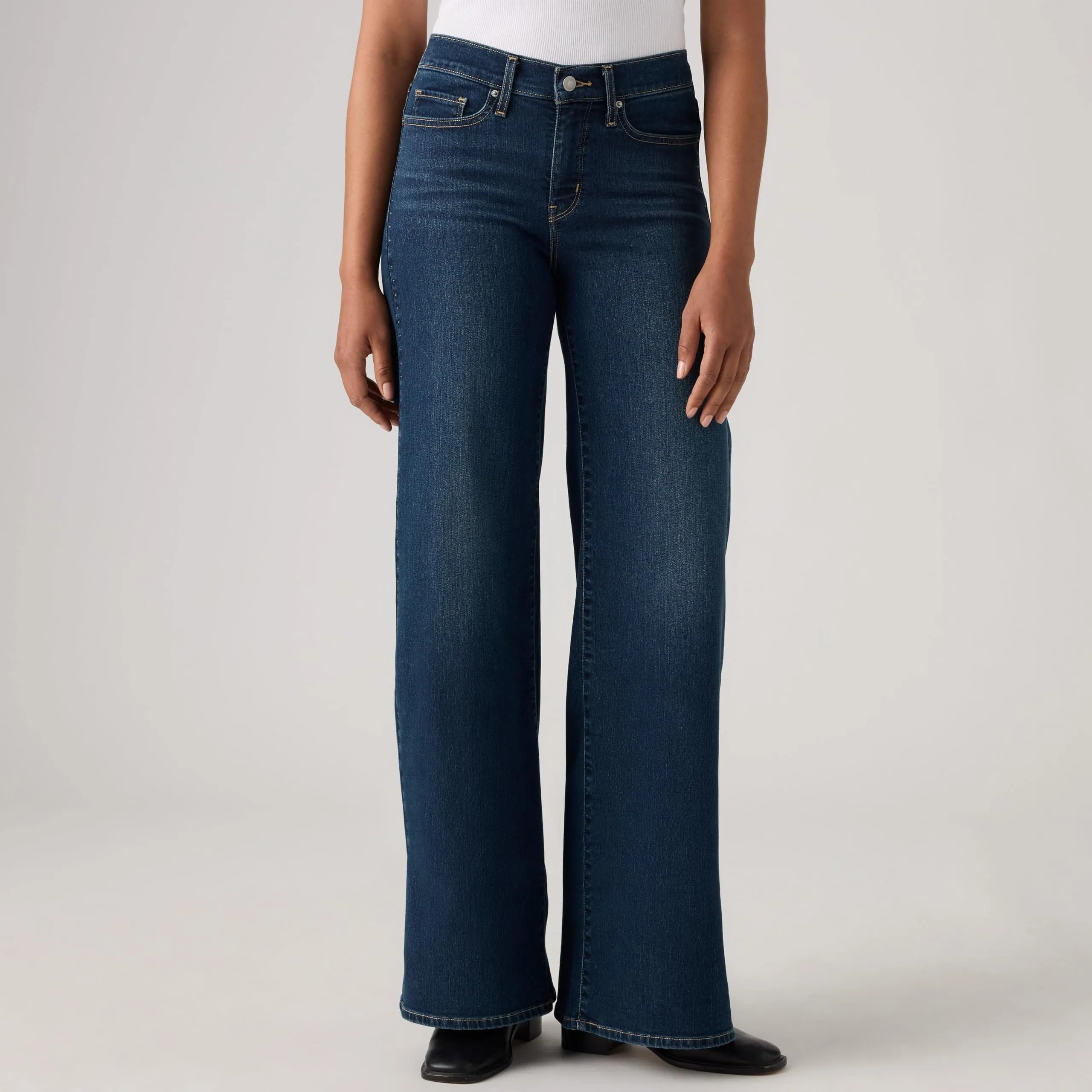 Levi's 318 Shaping Wide Leg Jeans Holly Glitz 318 - immagine 2