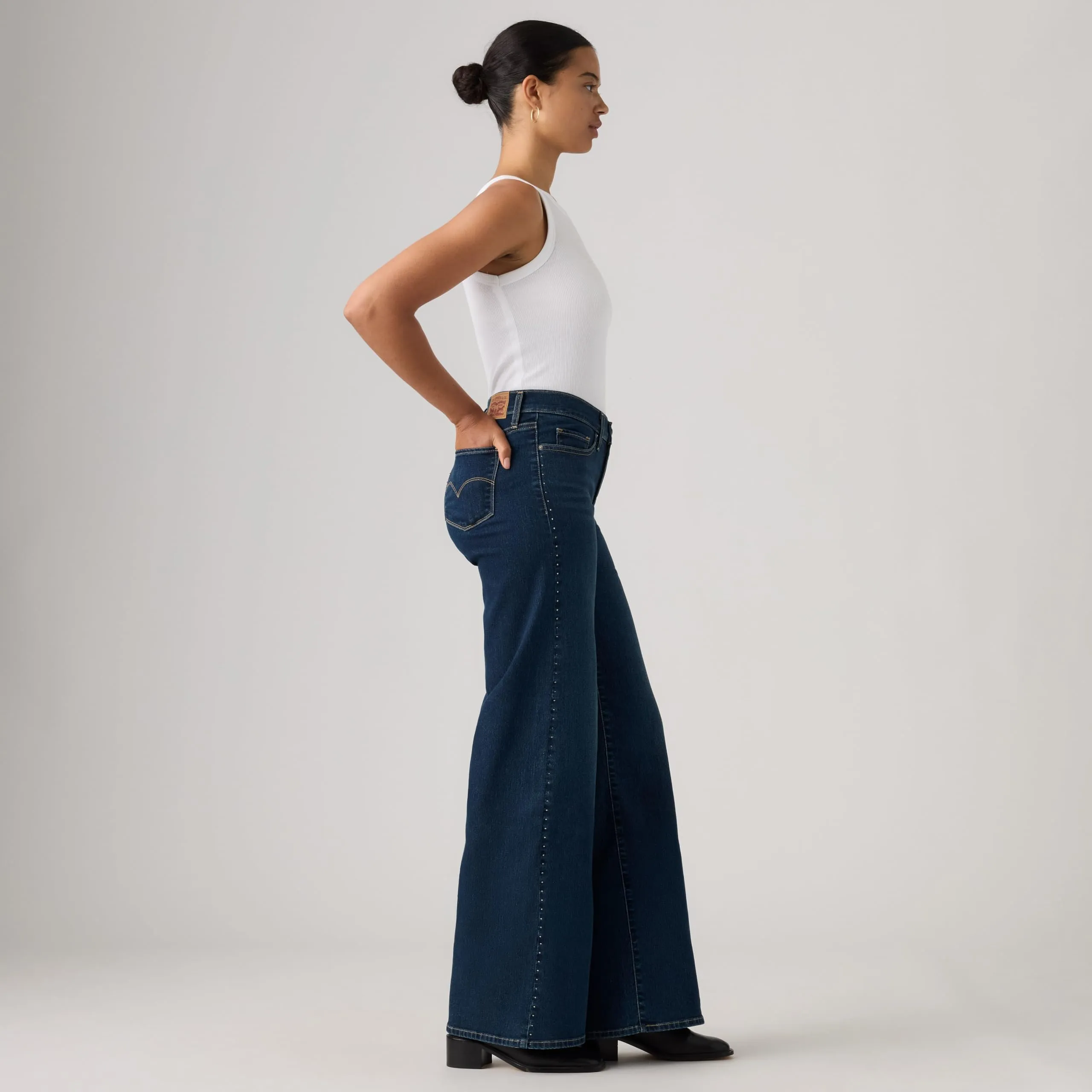 Levi's 318 Shaping Wide Leg Jeans Holly Glitz 318 - immagine 4