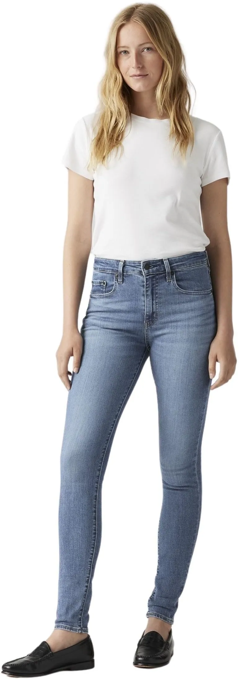 Levi's 721 High Rise Skinny Jeans, Blue Wave Mid, 30W / 34L - immagine 1