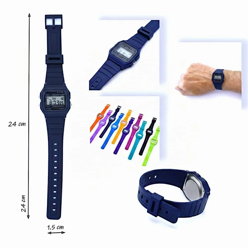 BDM Orologio Digitale Casiopea Unisex con Sveglia - Multicolor - immagine 2