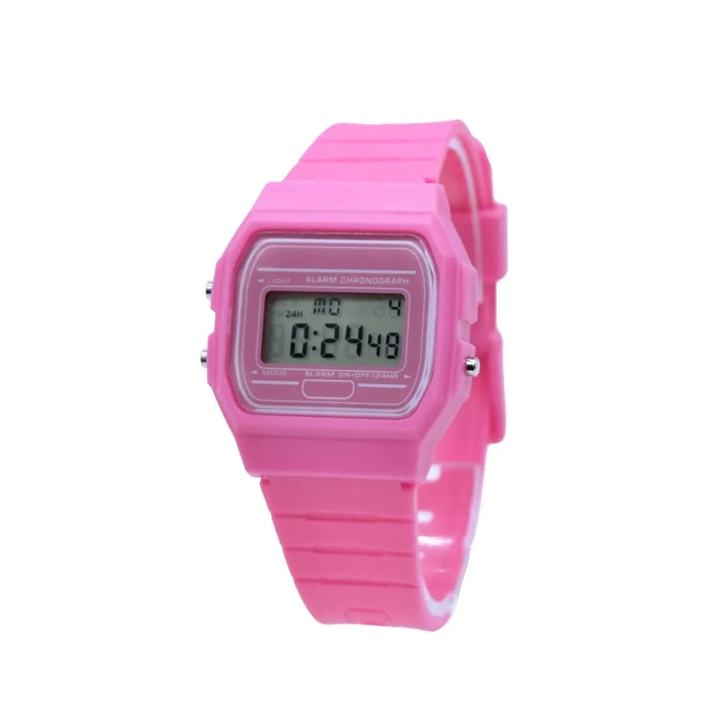 BDM Orologio Classico Casiopea Digitale con Sveglia - Rosa - immagine 1