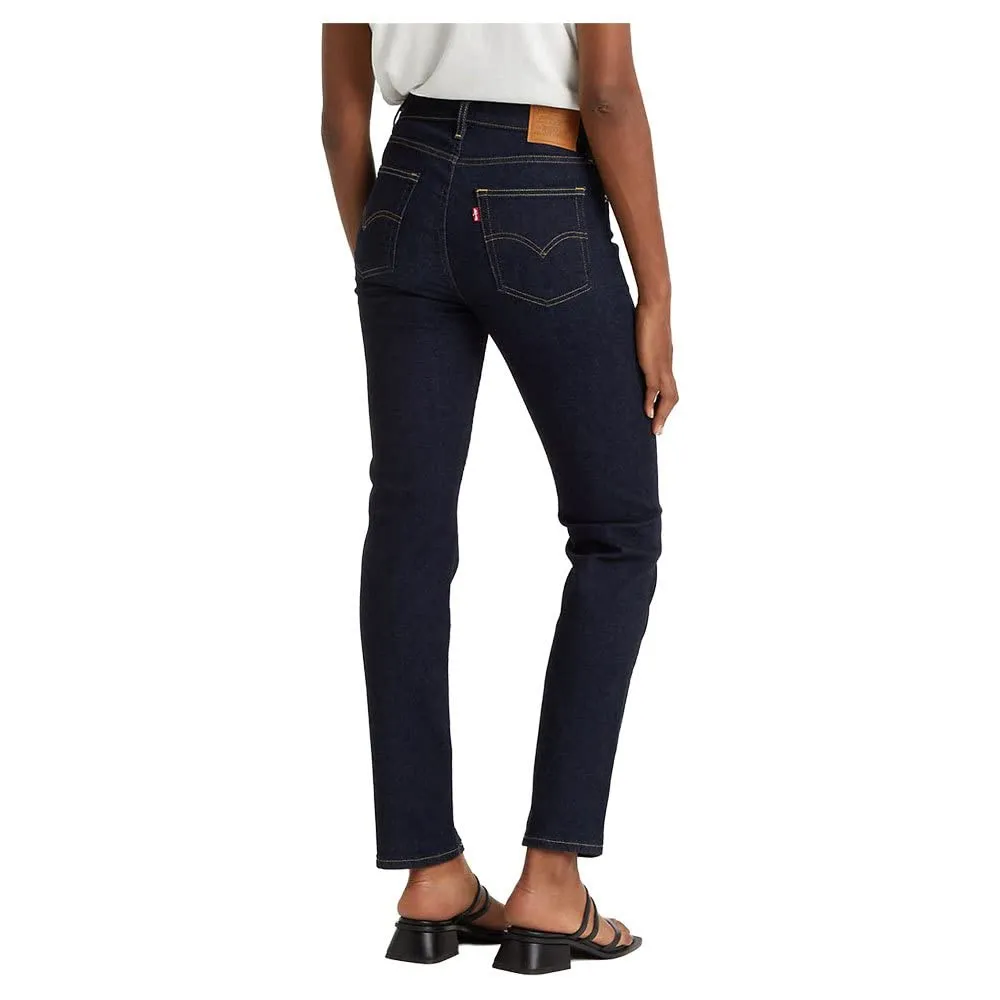 Levi's 724 High Rise Straight Jeans Donna - Blue Wave Rinse - 34W / 30L - immagine 2