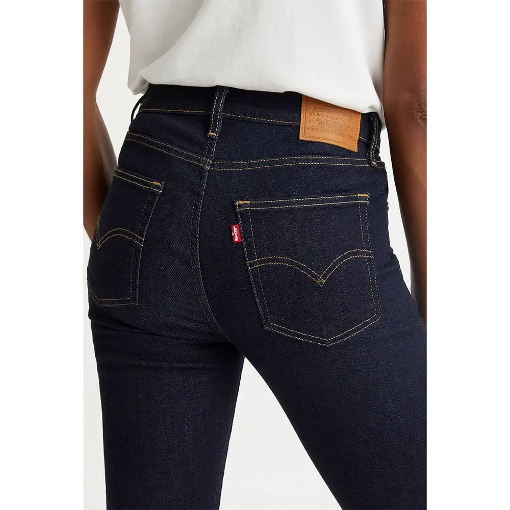 Levi's 724 High Rise Straight Jeans Donna - Blue Wave Rinse - 34W / 30L - immagine 3