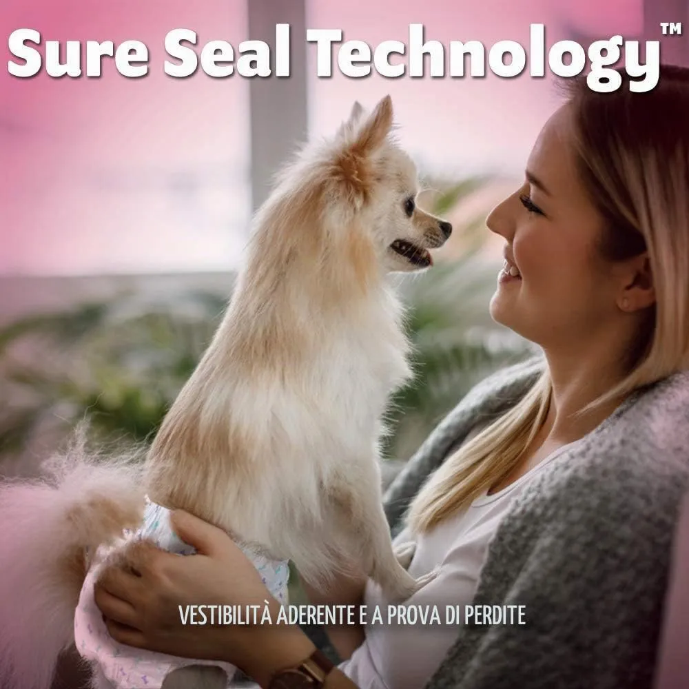 OUT! Pannolini monouso per cani femmine, XXS, Confezione da 18 - immagine 5