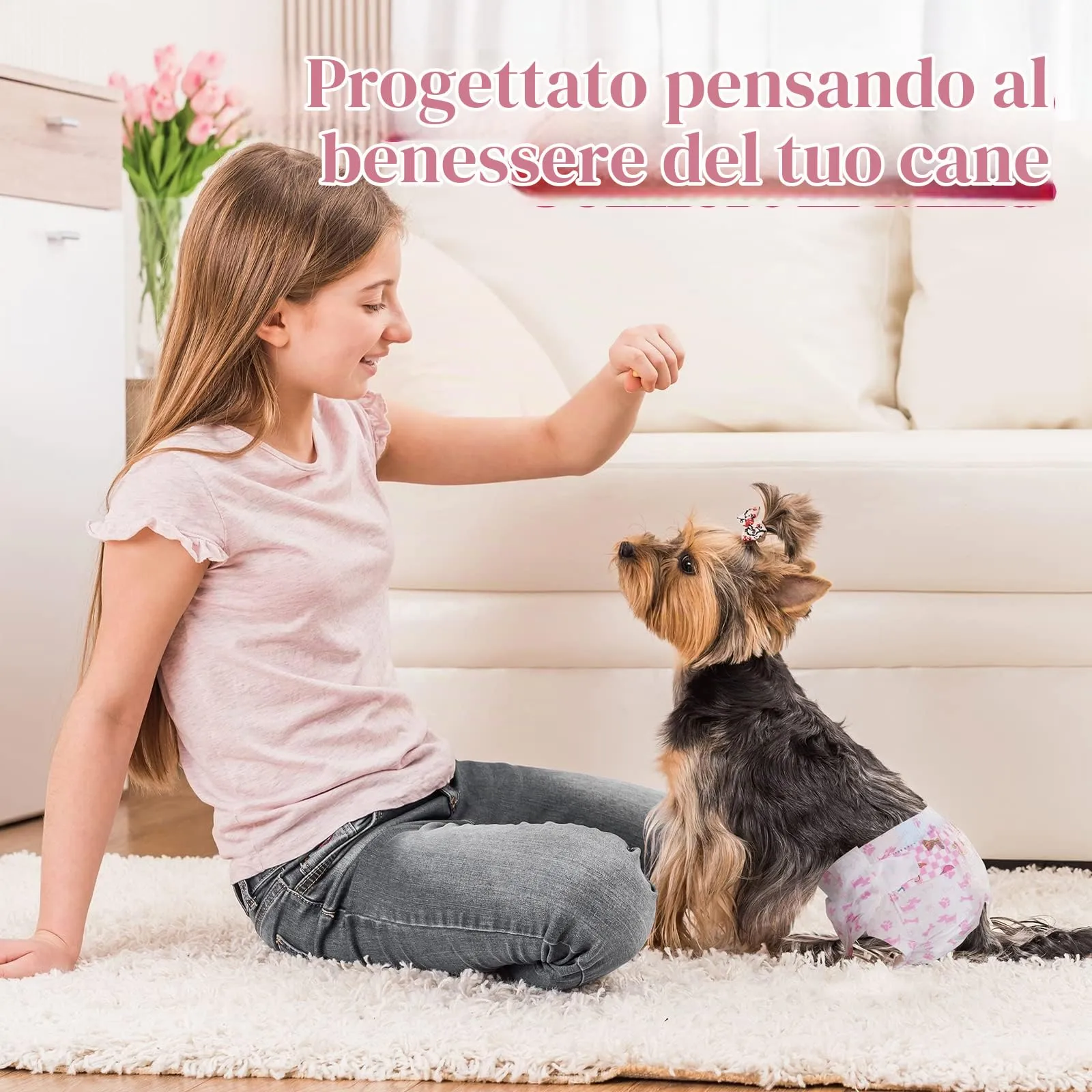 Dono Pannolini per Cani e Gatti, XXS, 45 Pezzi - immagine 4