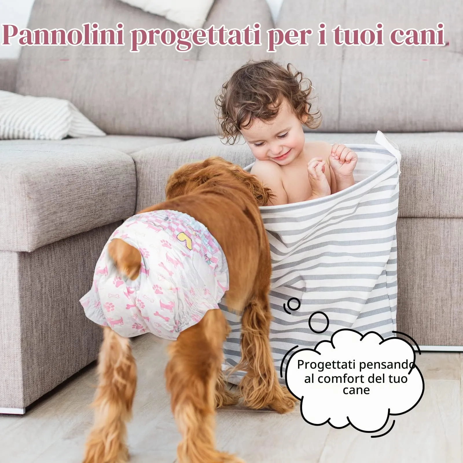 Dono Pannolini per Cani e Gatti, XXS, 45 Pezzi - immagine 6