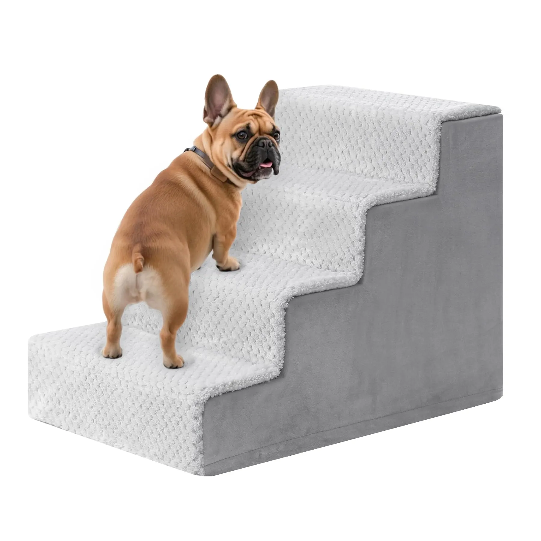 KSIIA Scala per Cani di Piccola Taglia, 4 Gradini, 60 x 38 x 44 cm - immagine 1
