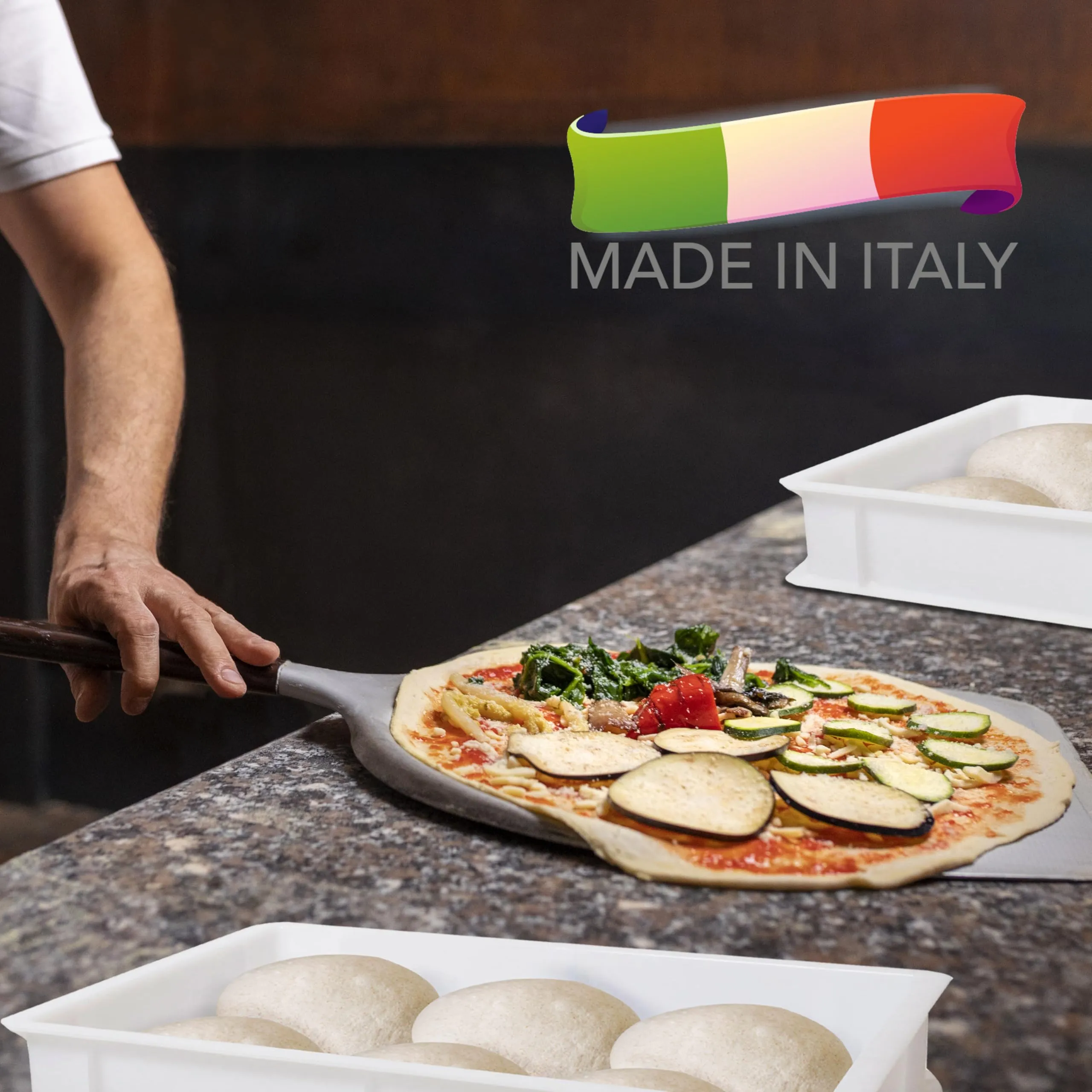 Luneda Vaschetta per Lievitazione Impasto in Polietilene, 12 Litri, 30 x 40 x 10 cm - immagine 7
