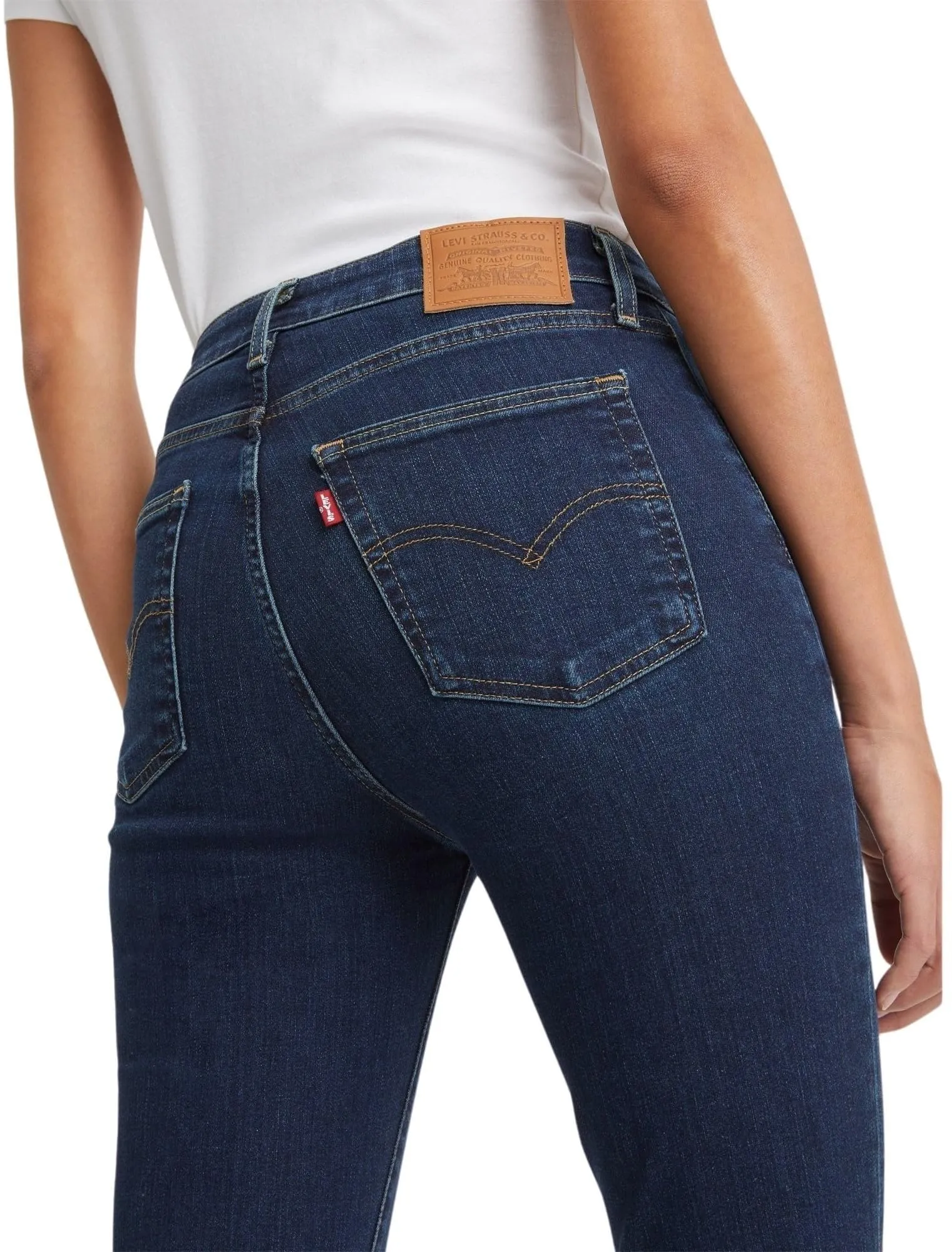 Levi's 721 High Rise Skinny Jeans Donna, Blue Swell, 24W / 32L - immagine 4