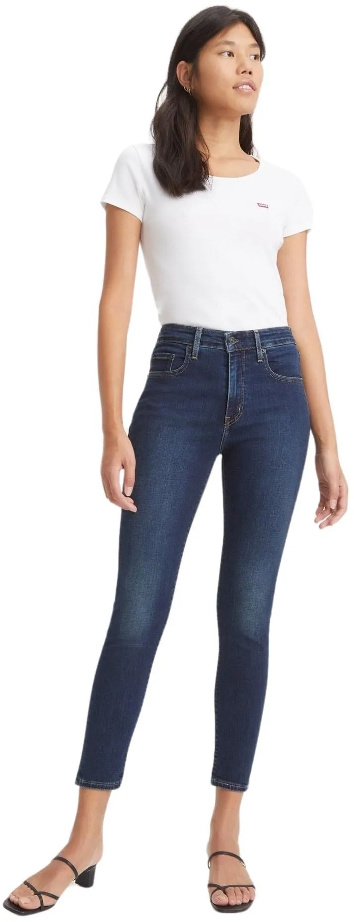 Levi's 721 High Rise Skinny Jeans Donna, Blue Swell, 24W / 32L - immagine 6