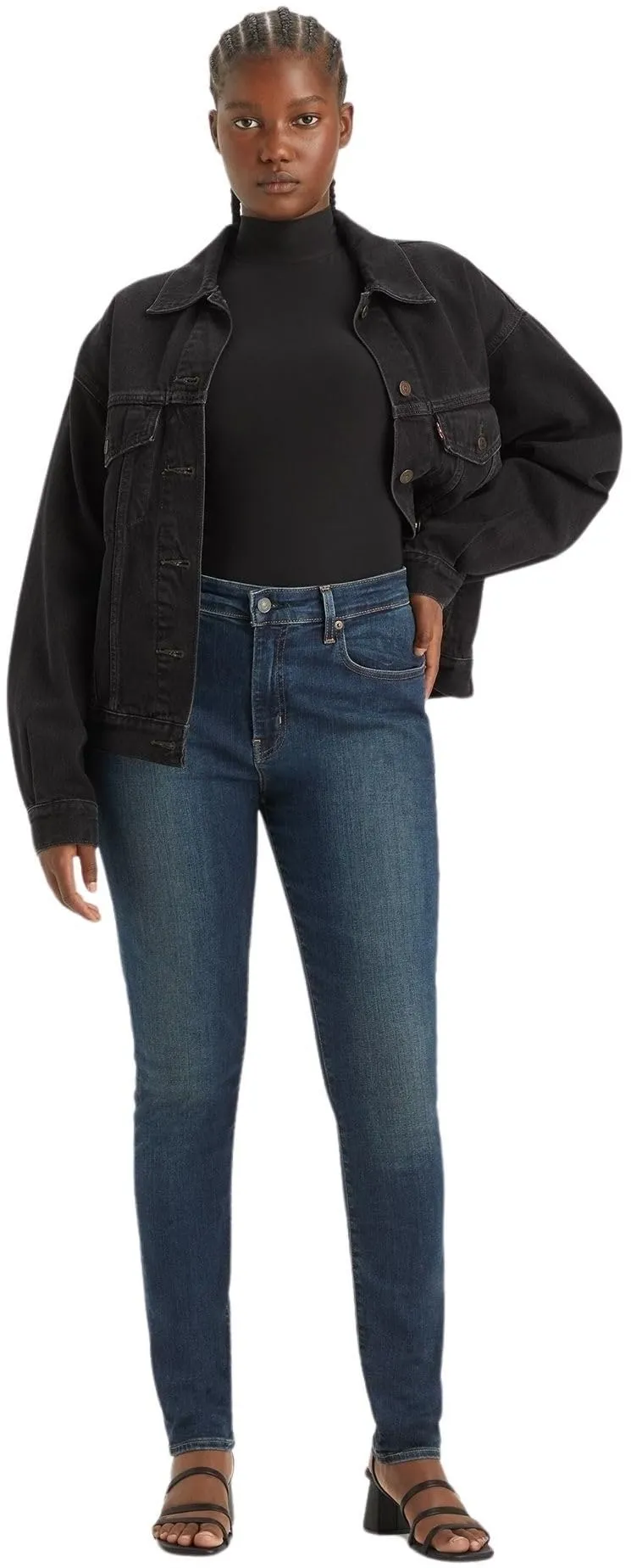 Levi's 721 High Rise Skinny Jeans Donna, Blue Swell, 24W / 32L - immagine 7