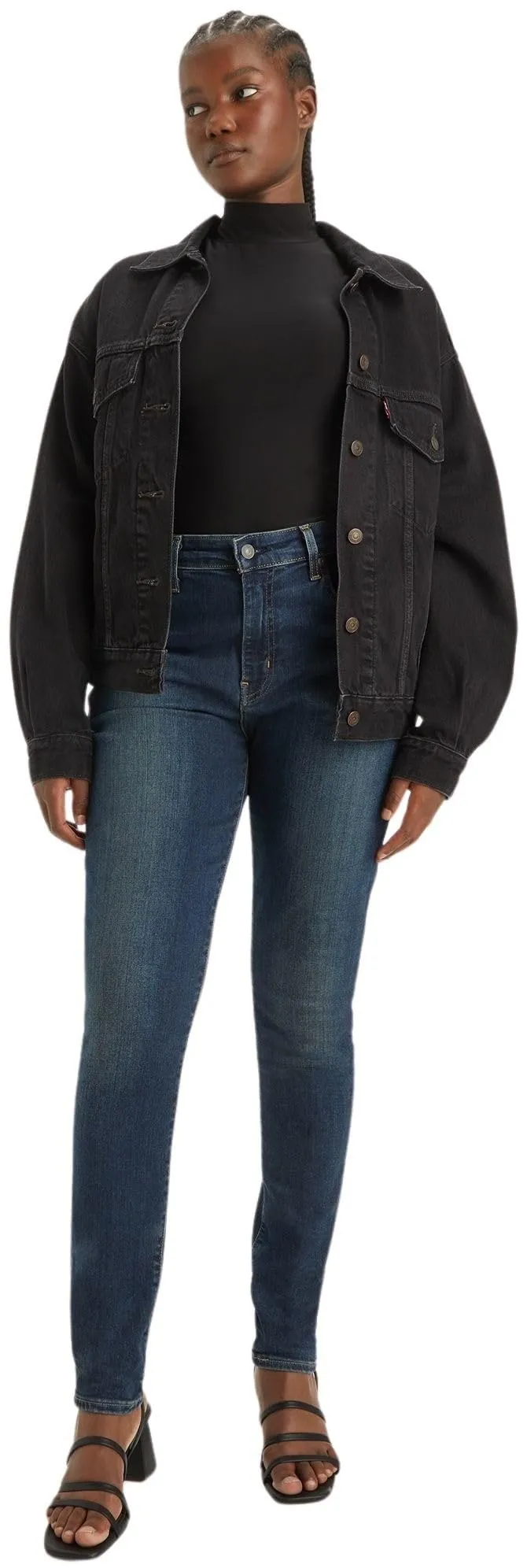 Levi's 721 High Rise Skinny Jeans Donna, Blue Swell, 24W / 32L - immagine 9