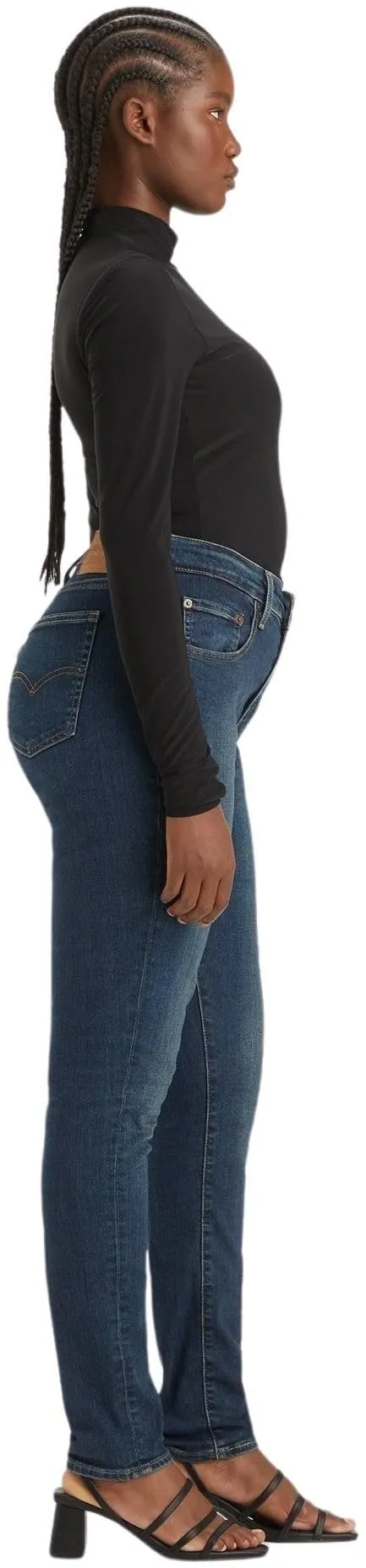 Levi's 721 High Rise Skinny Jeans Donna, Blue Swell, 24W / 32L - immagine 10