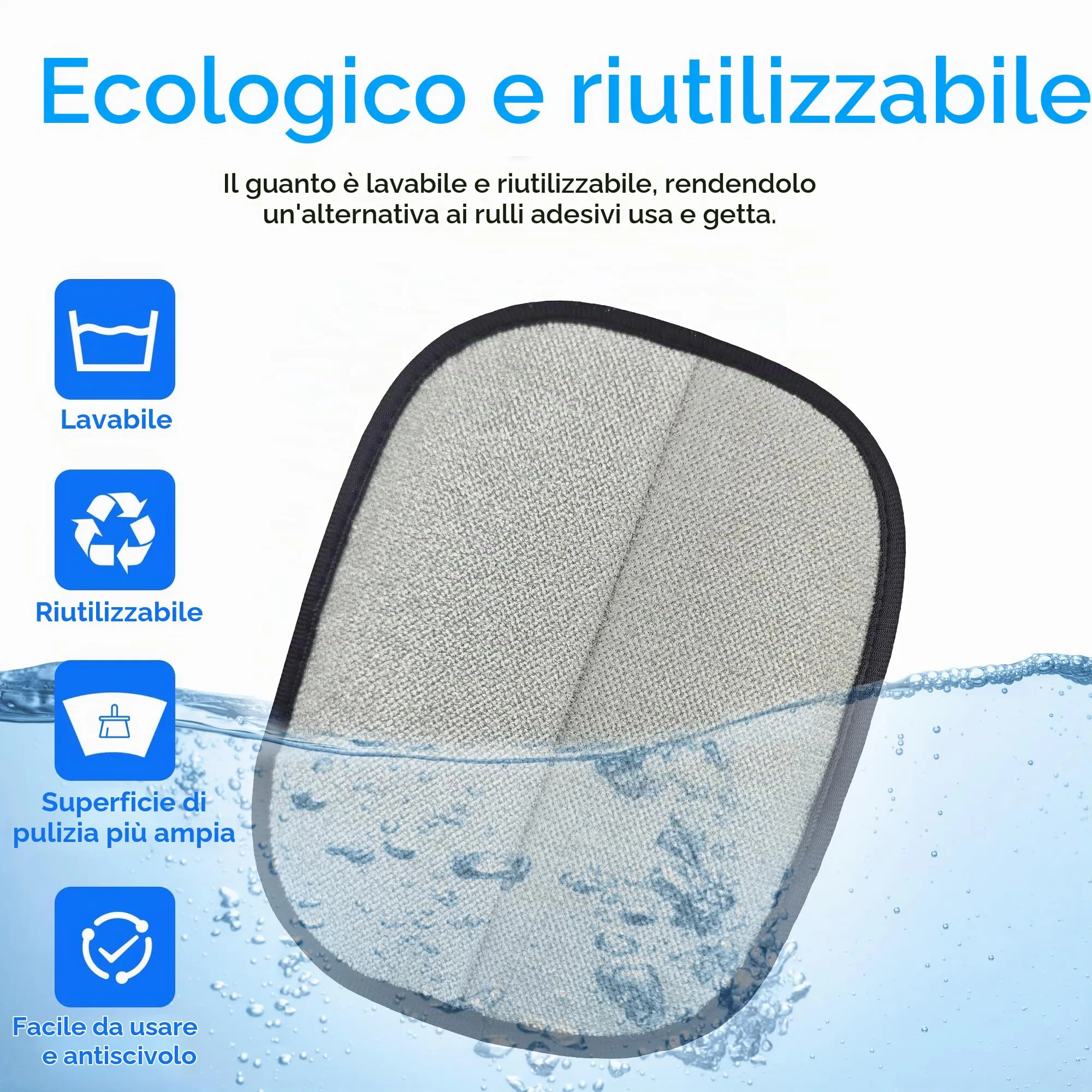 YOSEPATI Guanto per la rimozione dei peli per Animali Spazzola Magica - immagine 5