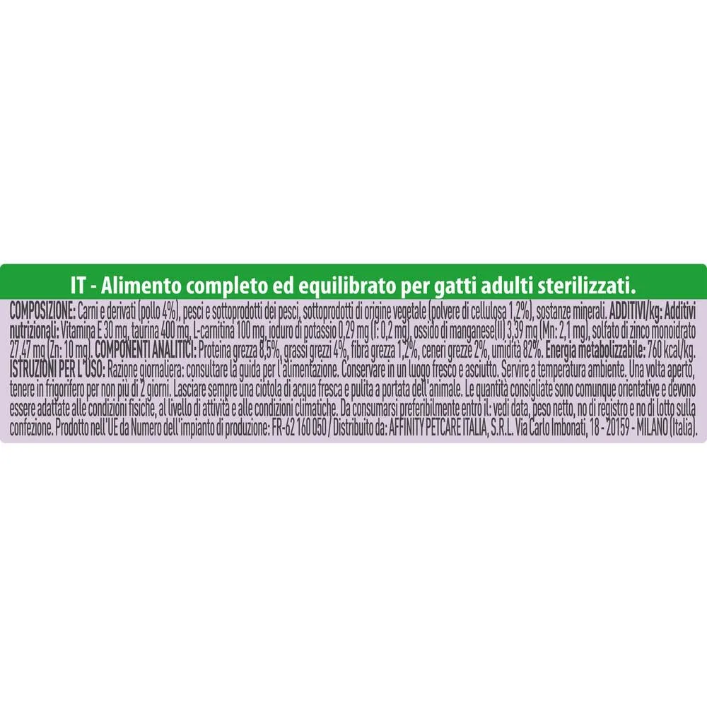 Trainer Natural Sterilized Paté di Pollo per gatti adulti, 18 x 85g - immagine 5