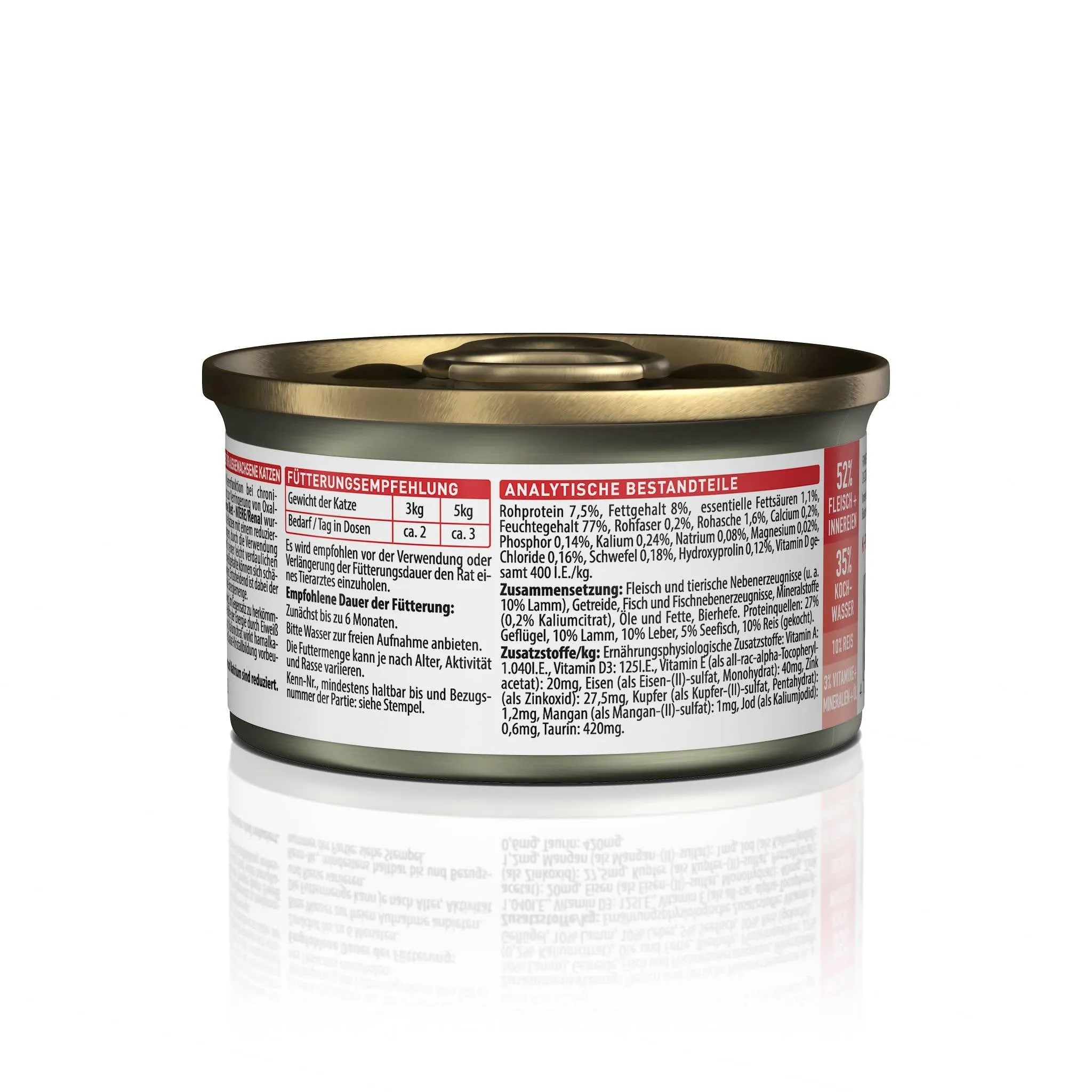 Kattovit Feline Diet Renal Lamb Wet Cat Food, 85g - immagine 7