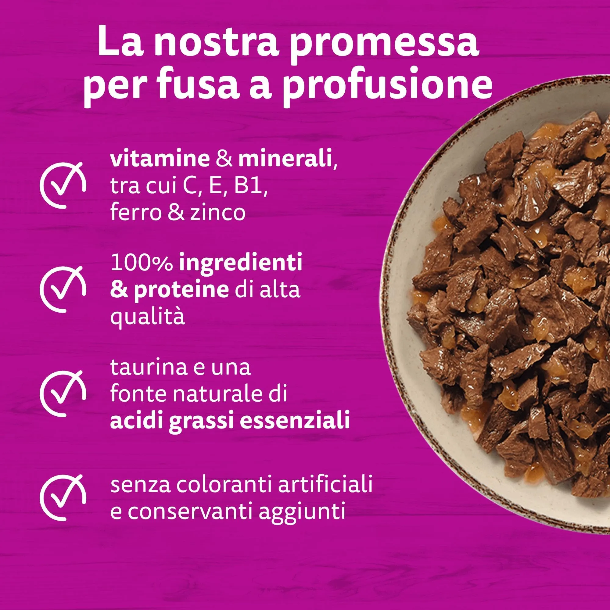 Whiskas Pure Delight Succulenti Straccetti per Gatti Adulti (1+ Anni), 52 Bustine da 85 g - immagine 4