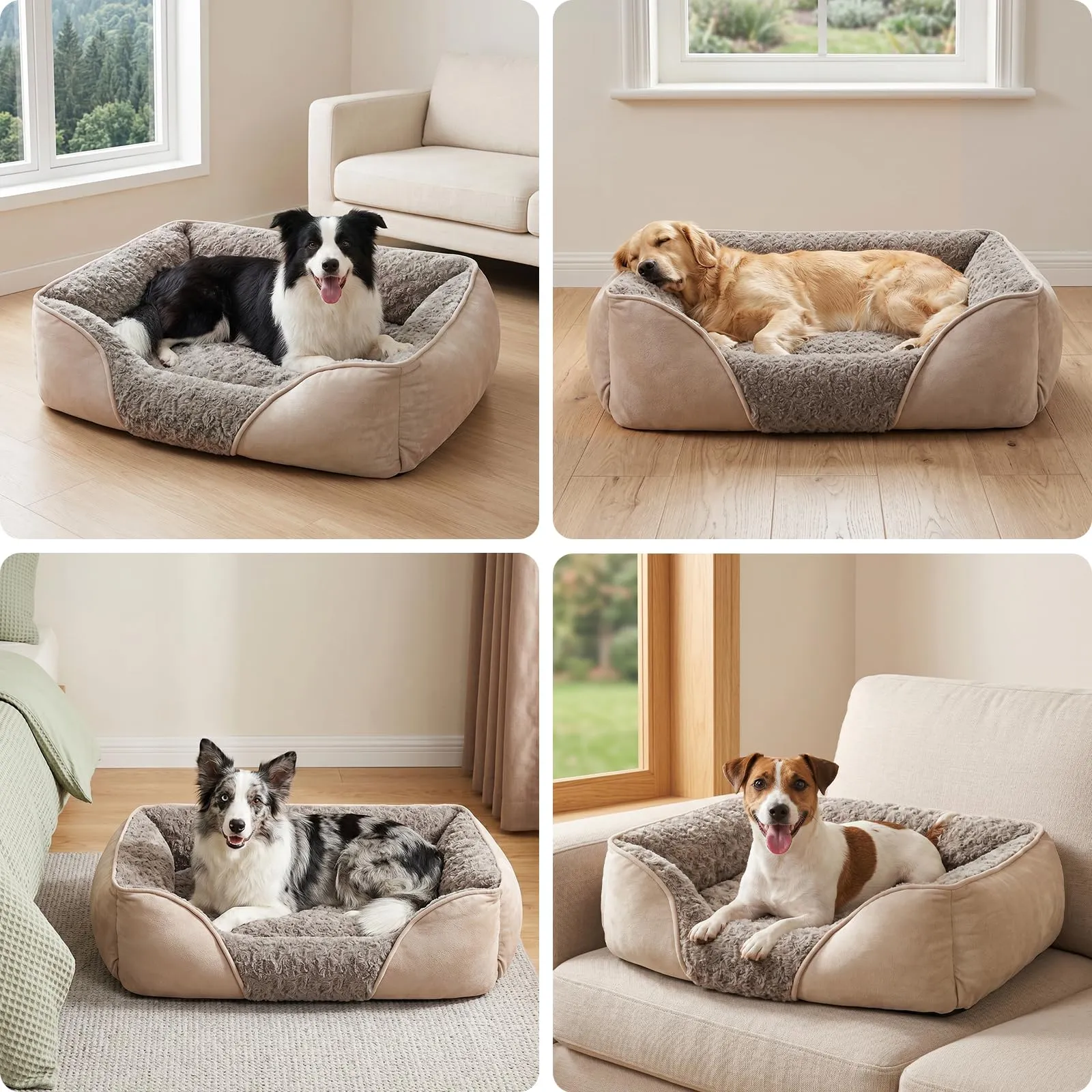 JOEJOY Cuccia Cane Interno Lavabile, 76x61x23cm - immagine 3
