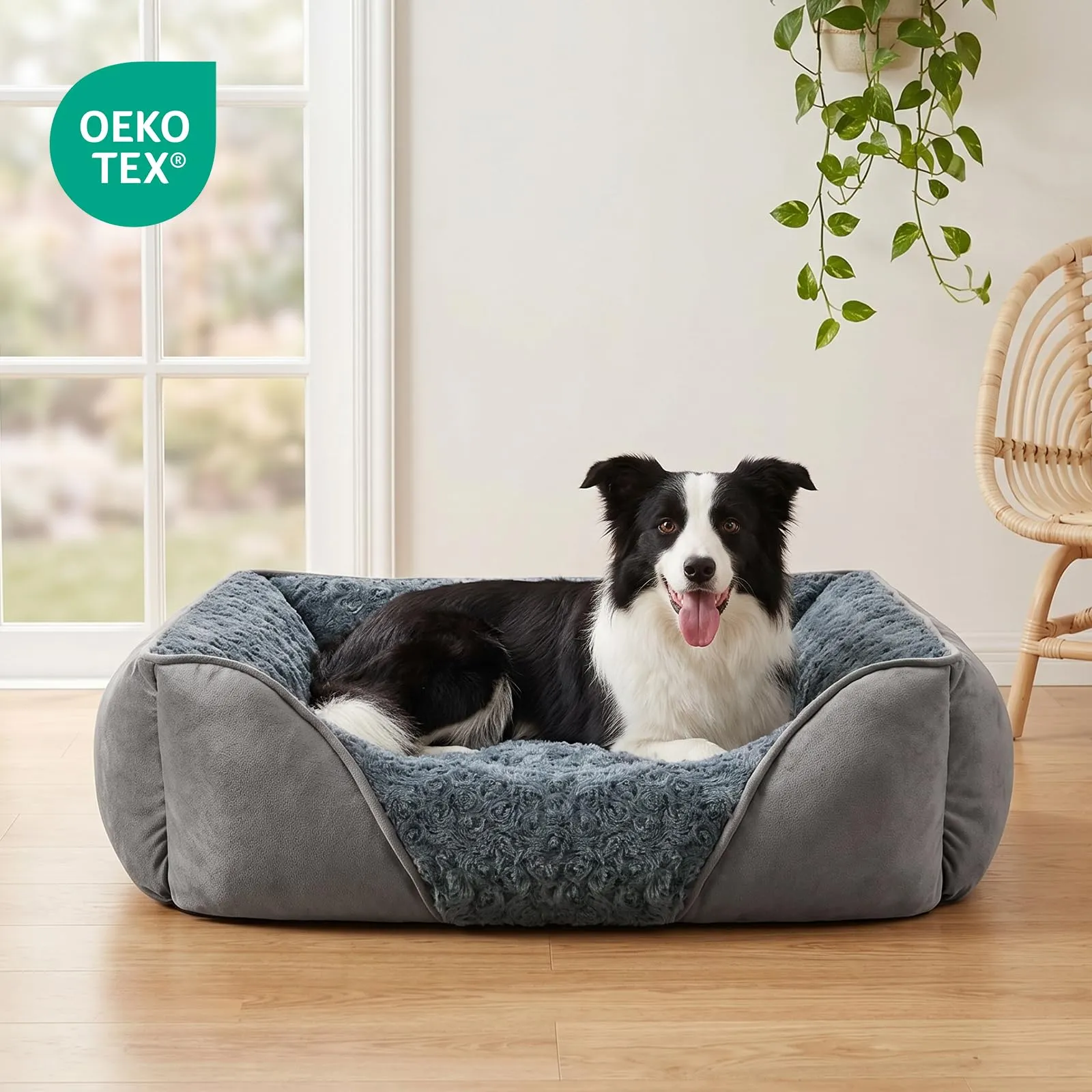 JOEJOY Cuccia Cane Interno Lavabile, 76x61x23cm - immagine 8