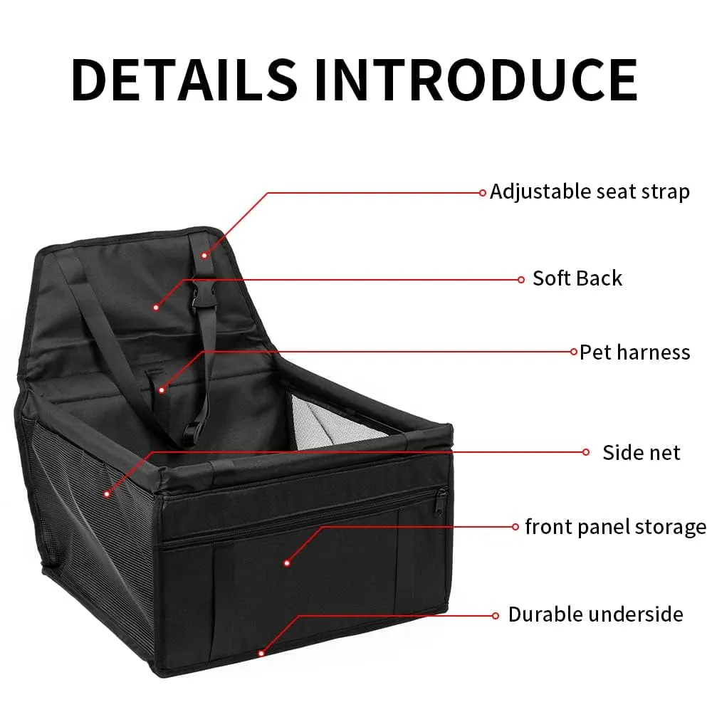 Gvolatee Seggiolino Auto per Cani e Gatti fino a 6 kg con Cintura di Sicurezza - immagine 8