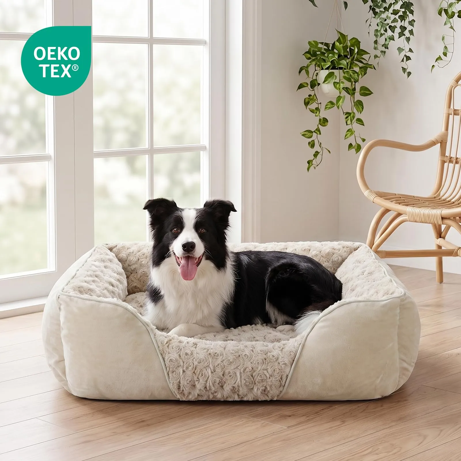 JOEJOY Cuccia Cane Interno Lavabile, 76x61x23cm - immagine 8