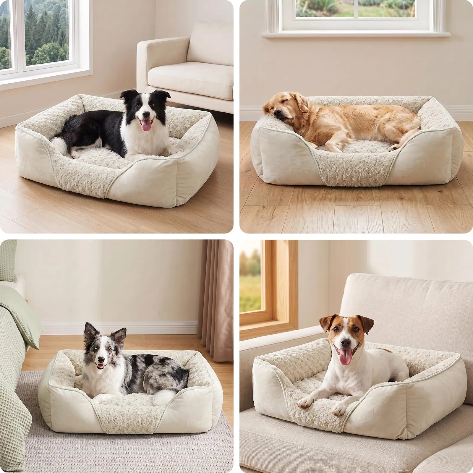 JOEJOY Cuccia Cane Interno Lavabile, 89x63x23cm - immagine 2
