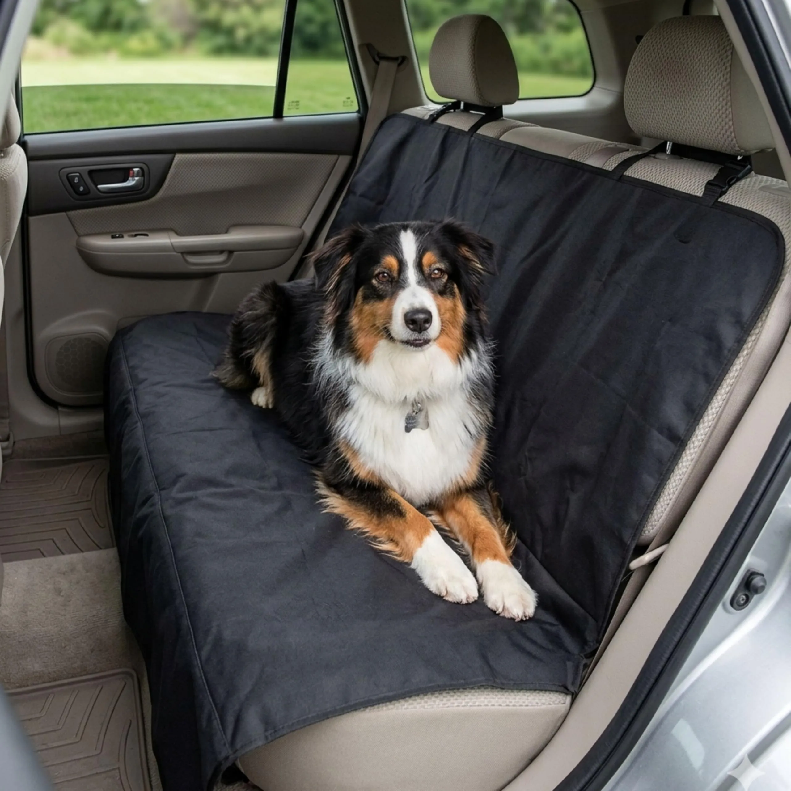 YASTA Coprisedile Auto per Cani, 140x130 cm, Telo Sedili Posteriori - immagine 2